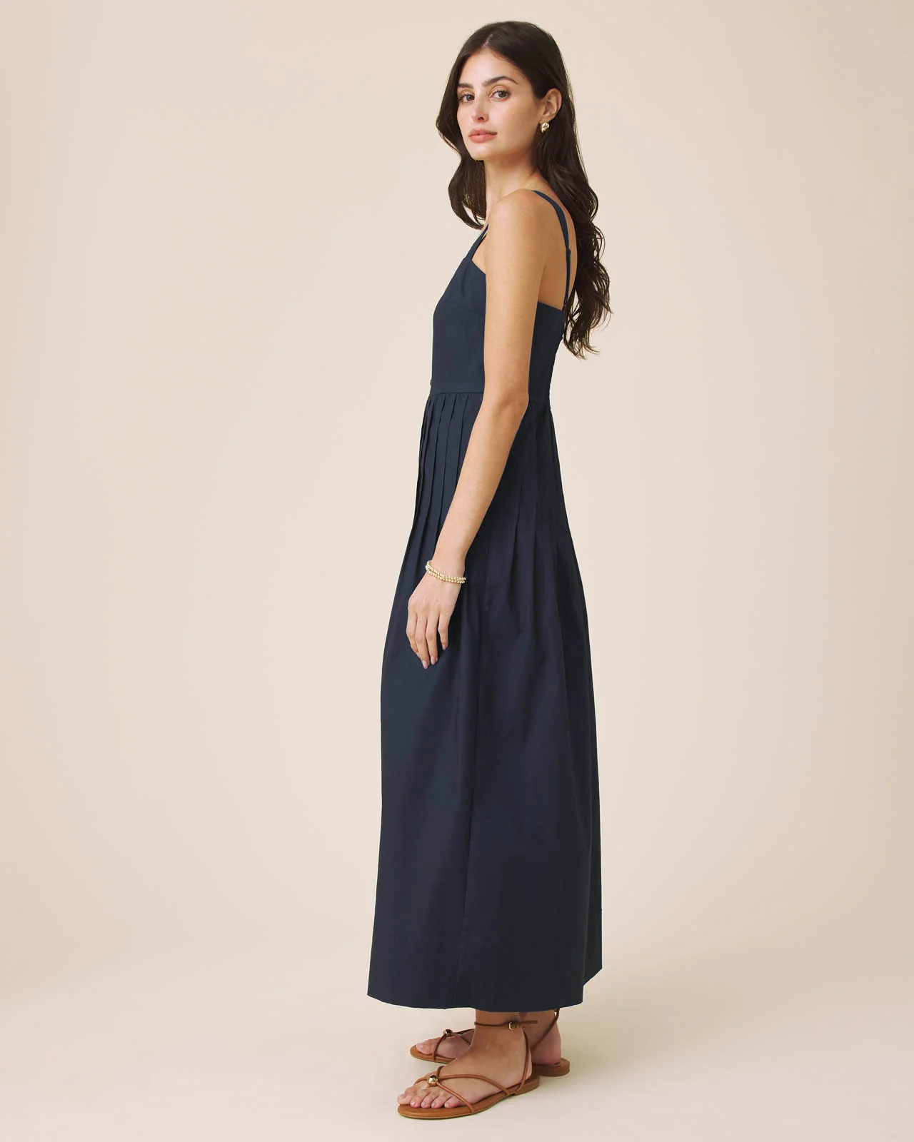 Maggie Poplin Midi Dress - Image 6