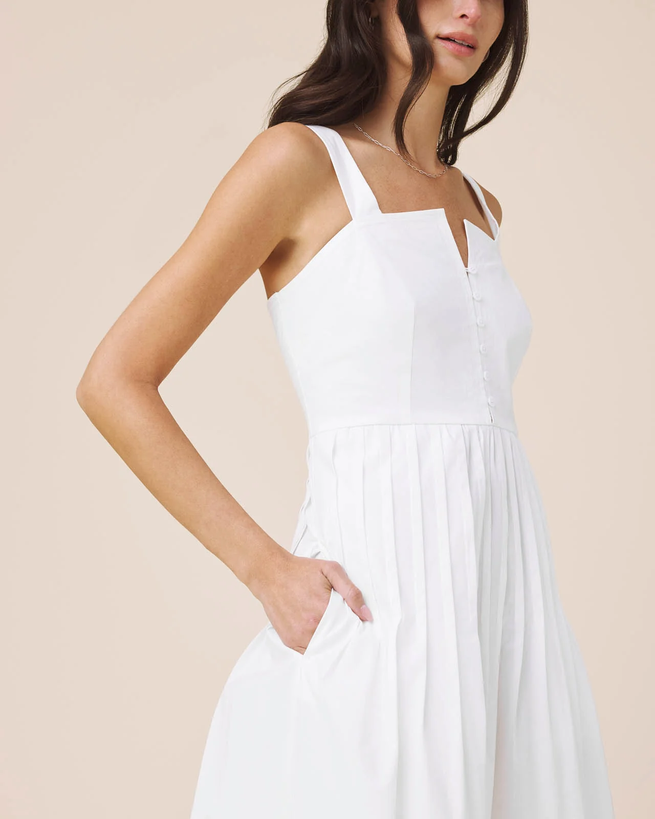 Maggie Poplin Midi Dress - Image 9