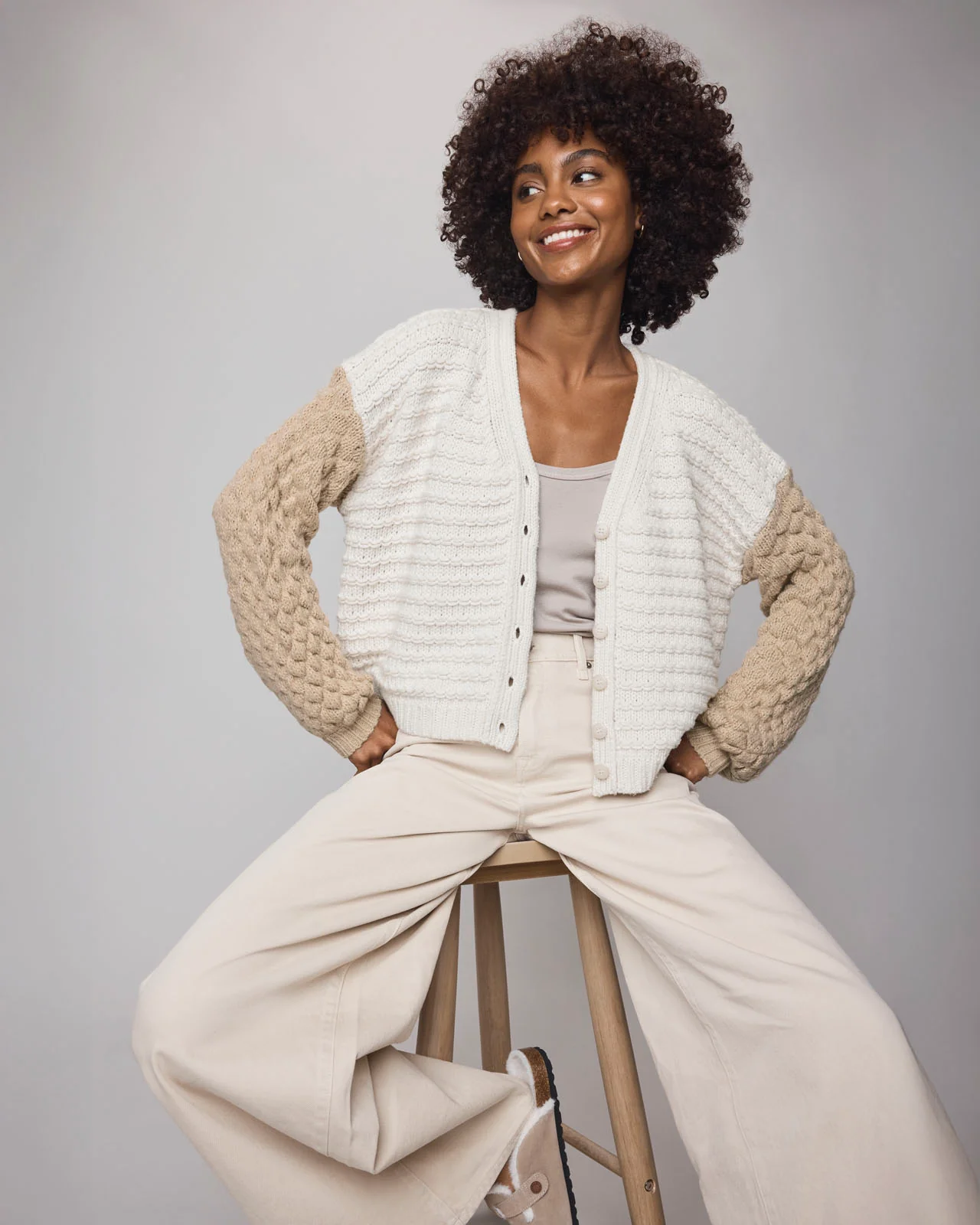 Maria Bobble Cardigan - Image 3