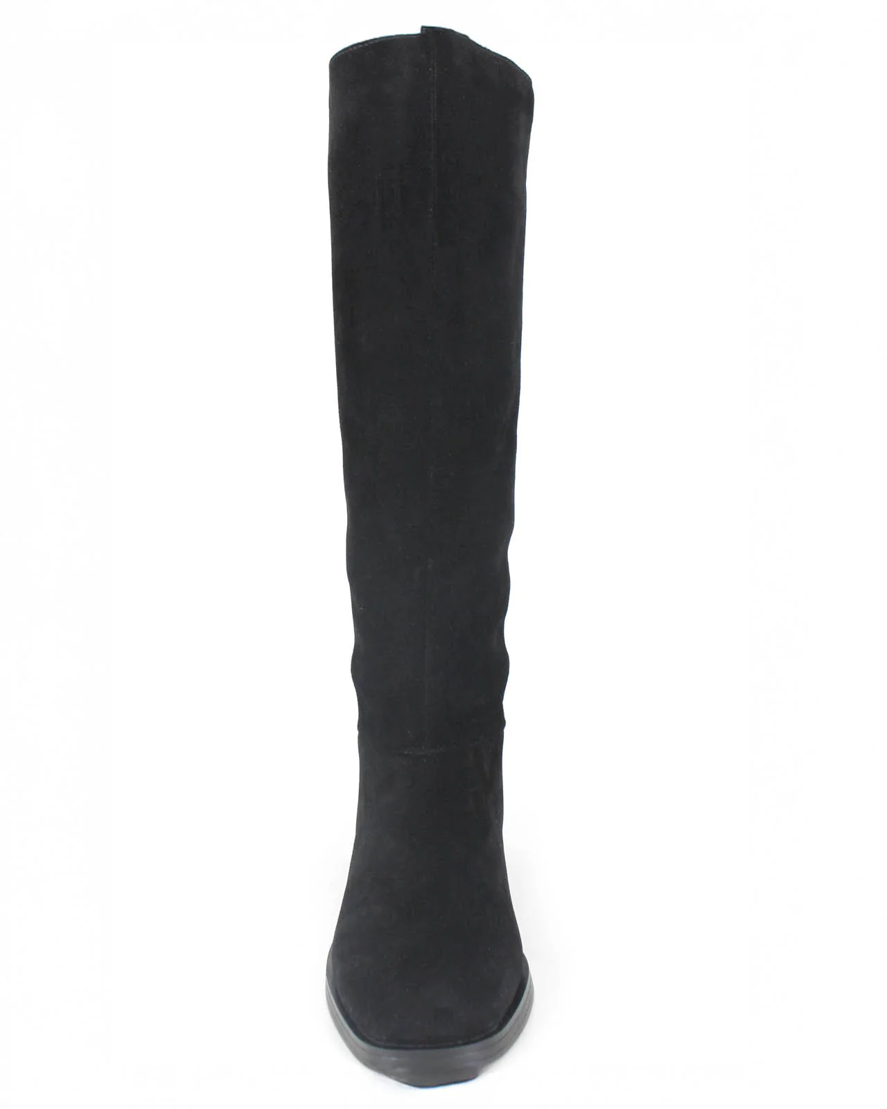 Marise Tall Suede Boot in Black - Image 3