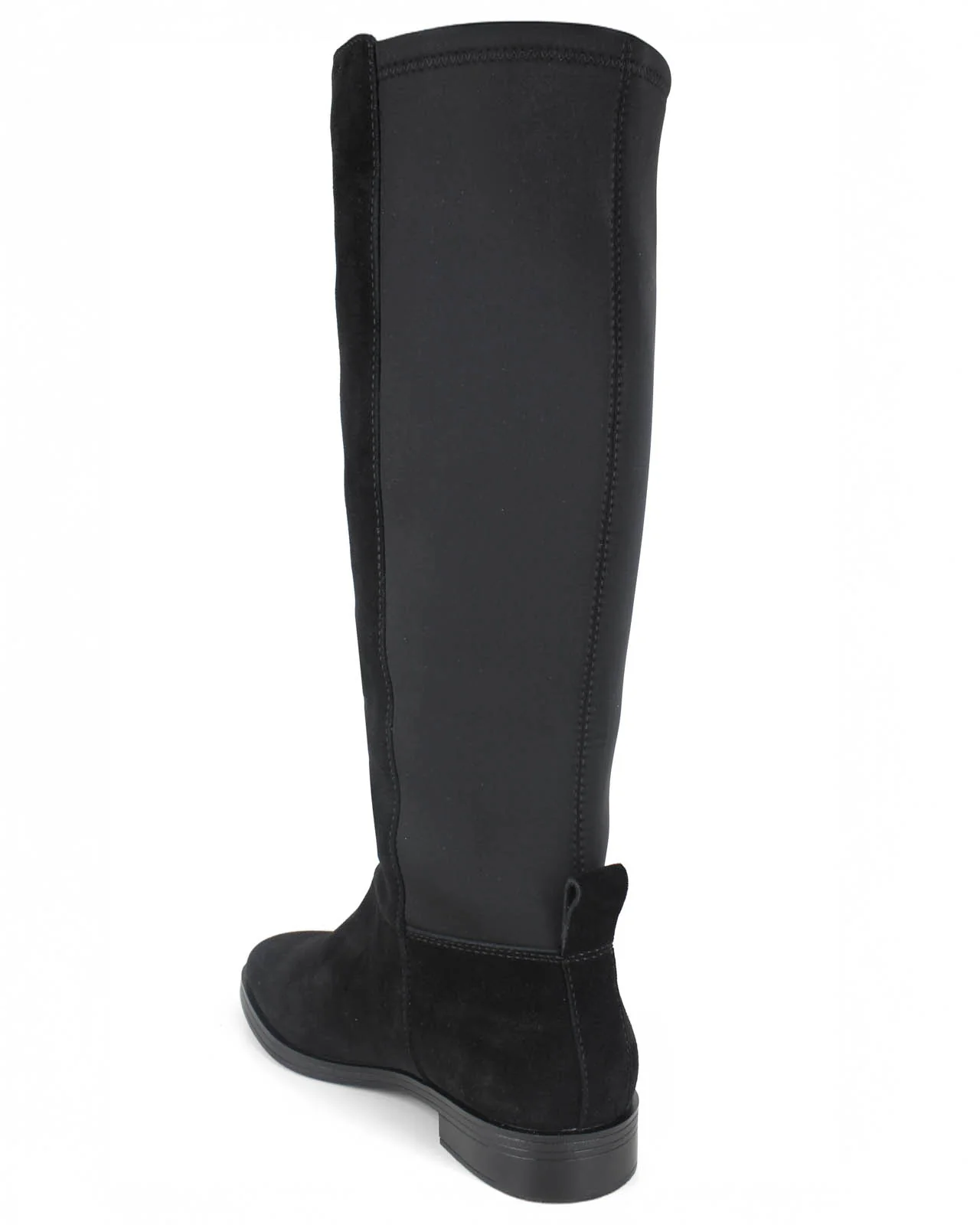 Marise Tall Suede Boot in Black - Image 4