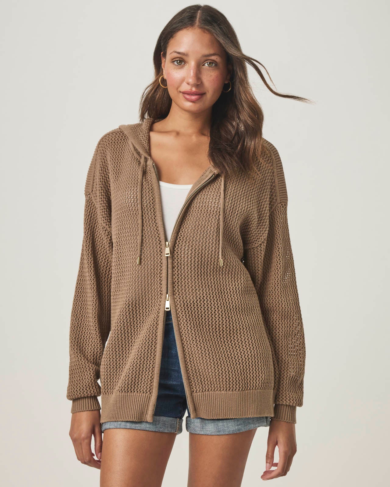 Nala Zip Up Sweater Hoodie