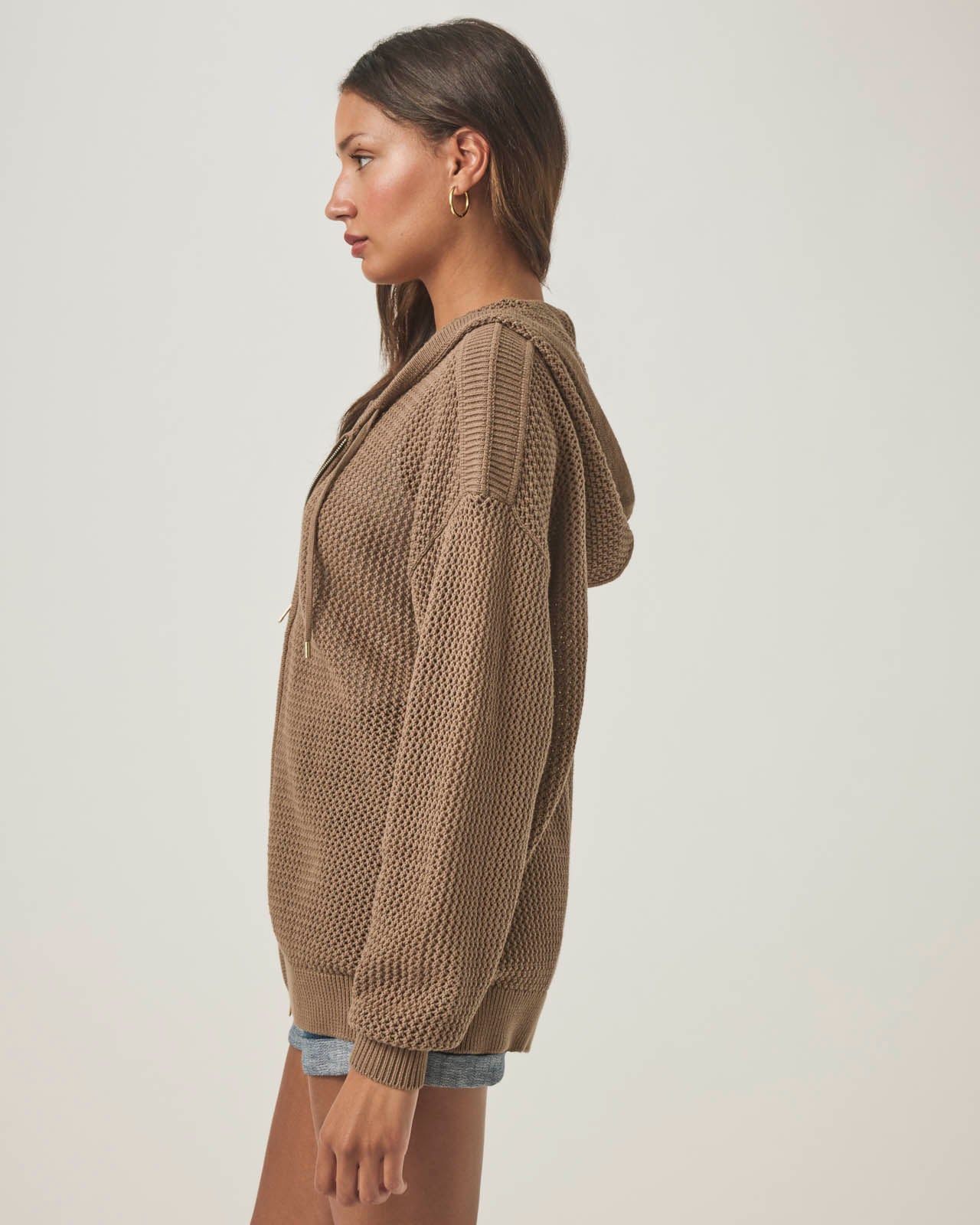 Nala Zip Up Sweater Hoodie - Image 3