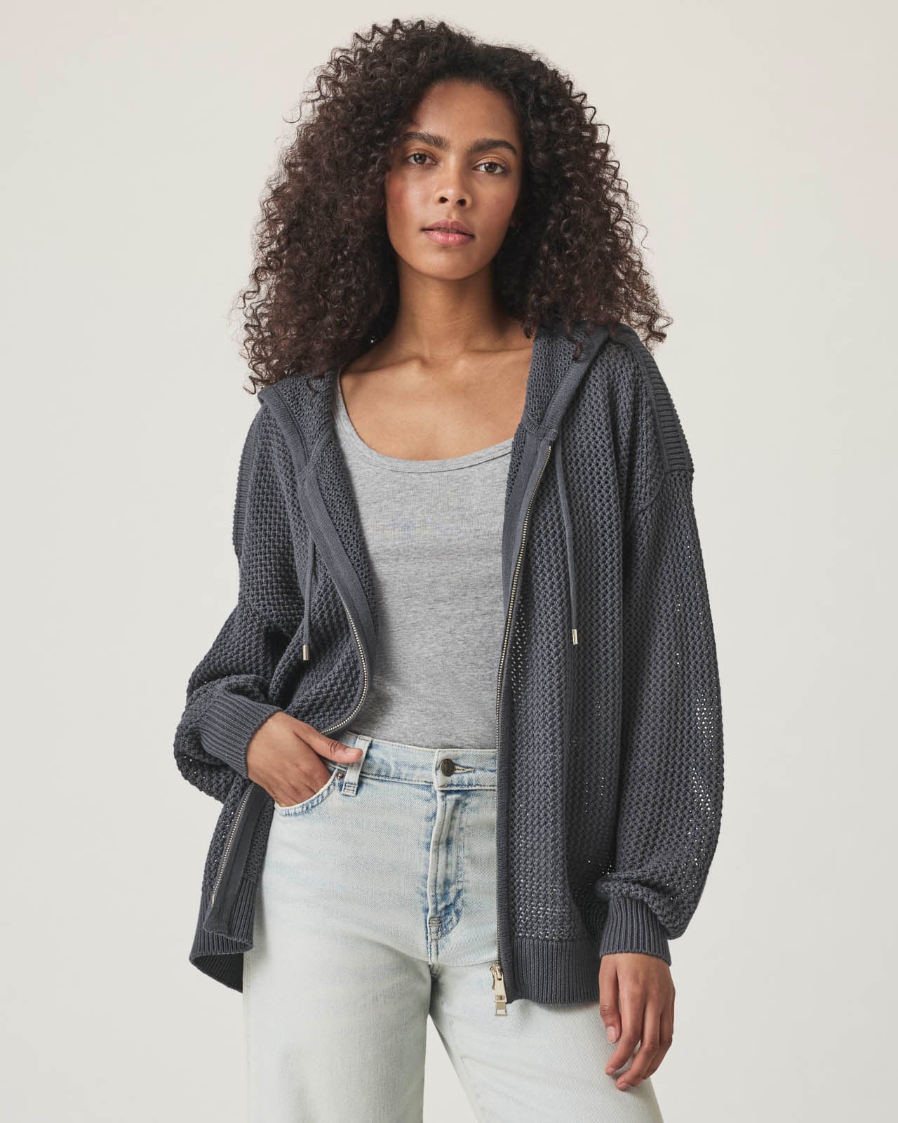 Nala Zip Up Sweater Hoodie - Image 6