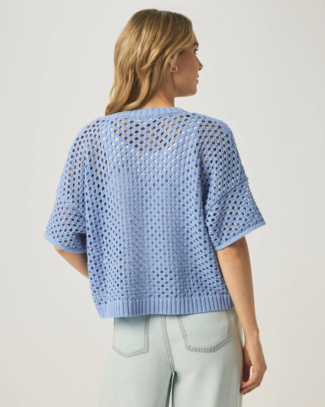 Nova Pointelle Short Sleeve Cardigan - Image 23