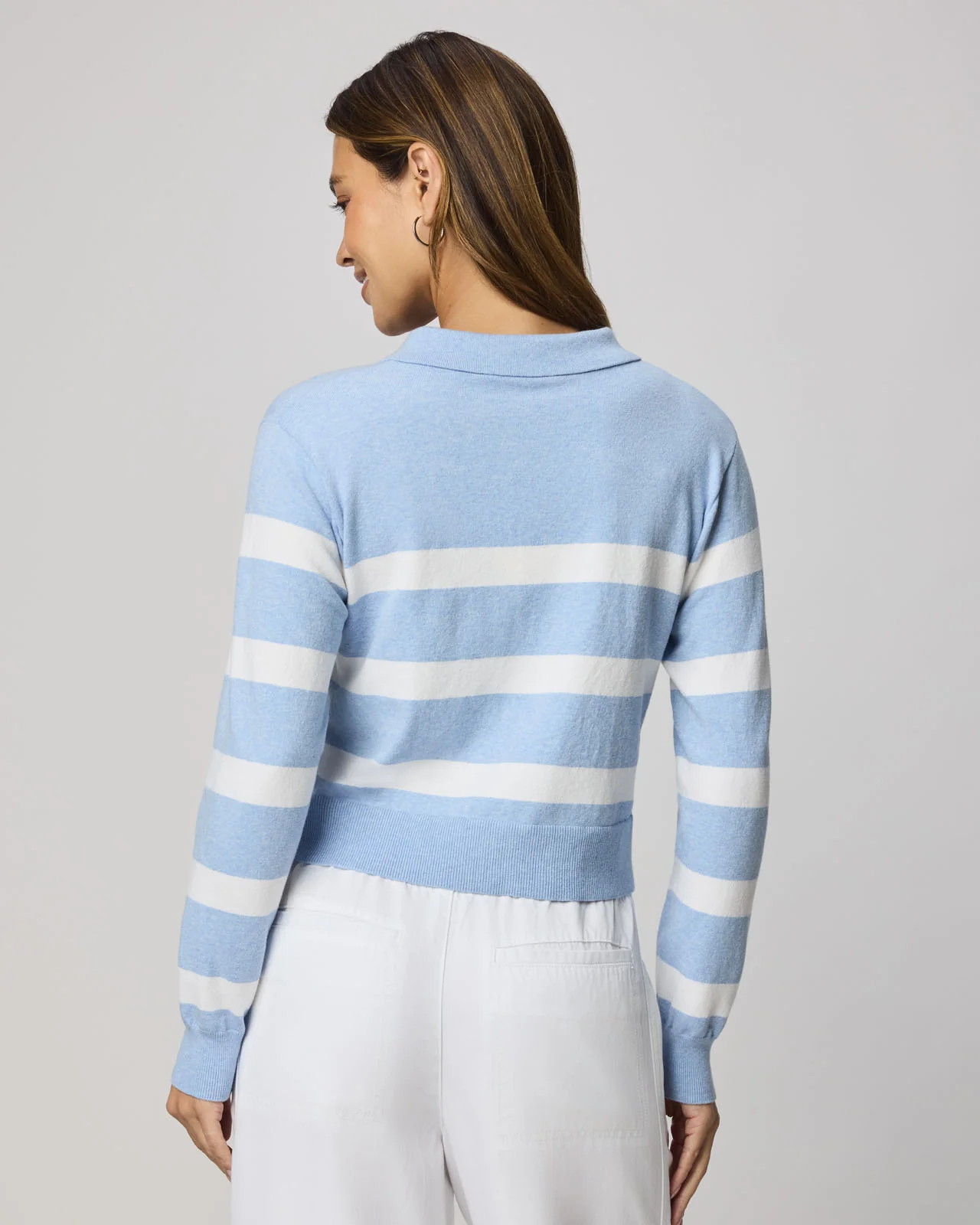 Phoebe Polo Stripe Sweater - Image 5