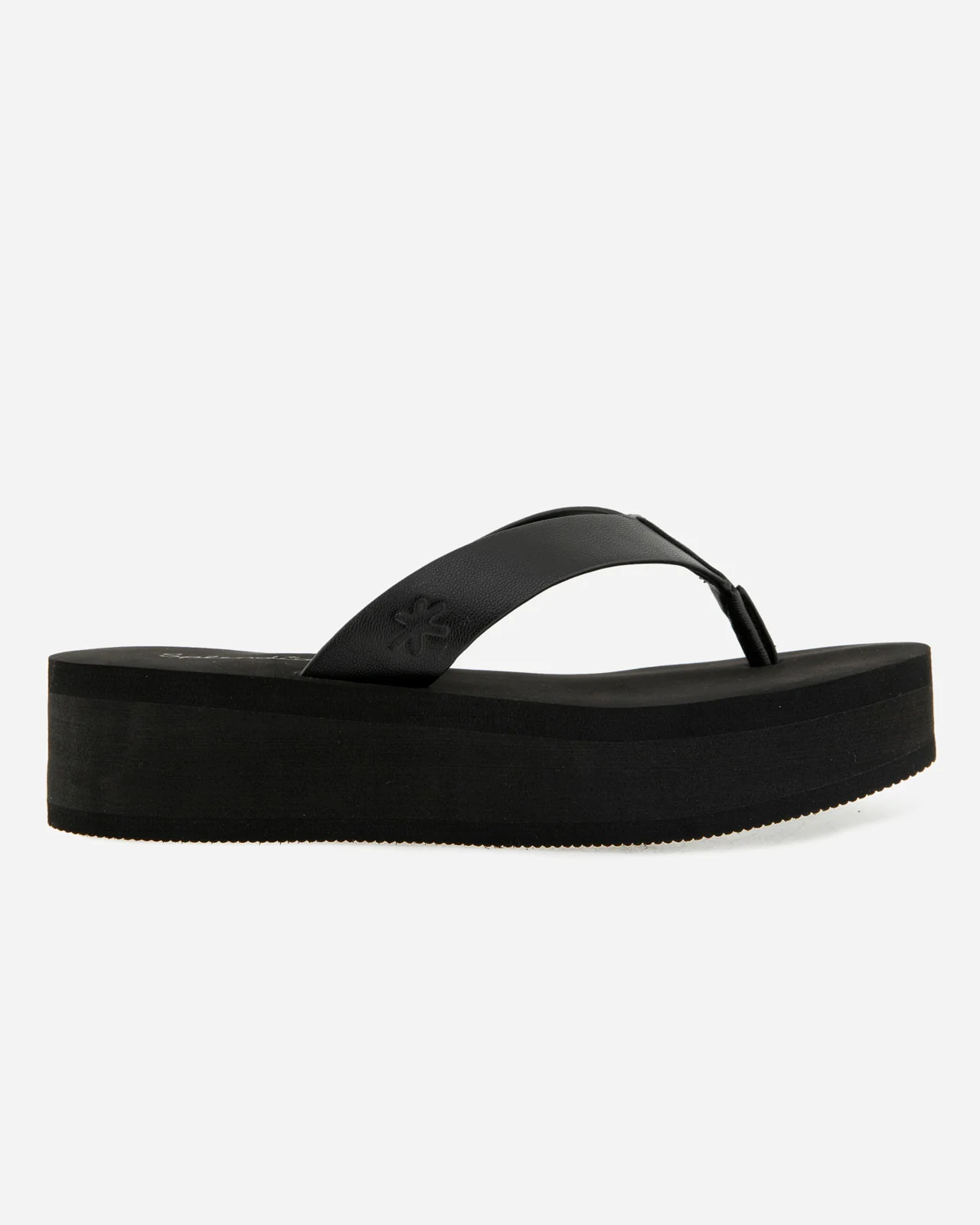 Quintana Platform Flip Flop in Black - Image 2