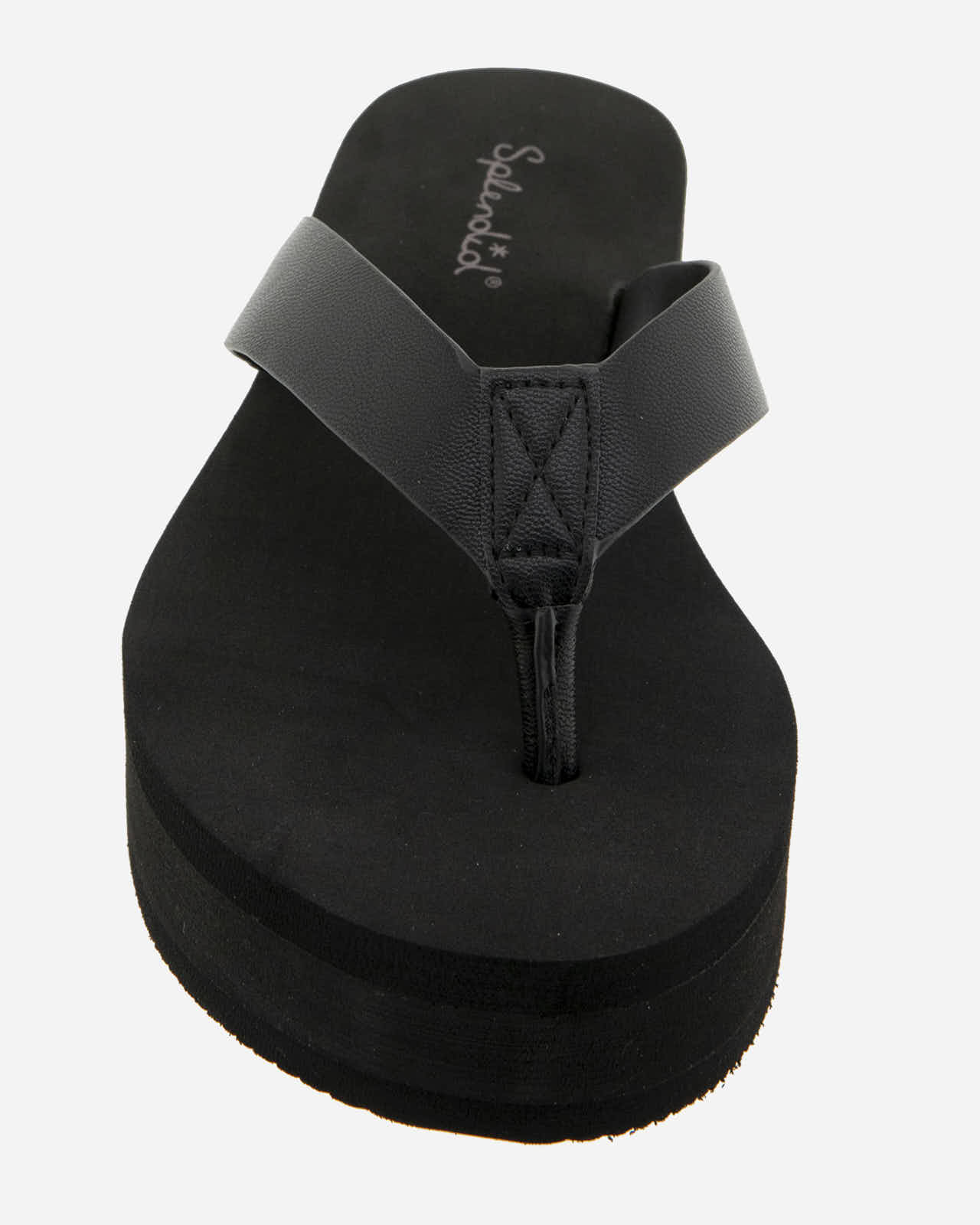 Quintana Platform Flip Flop in Black - Image 3