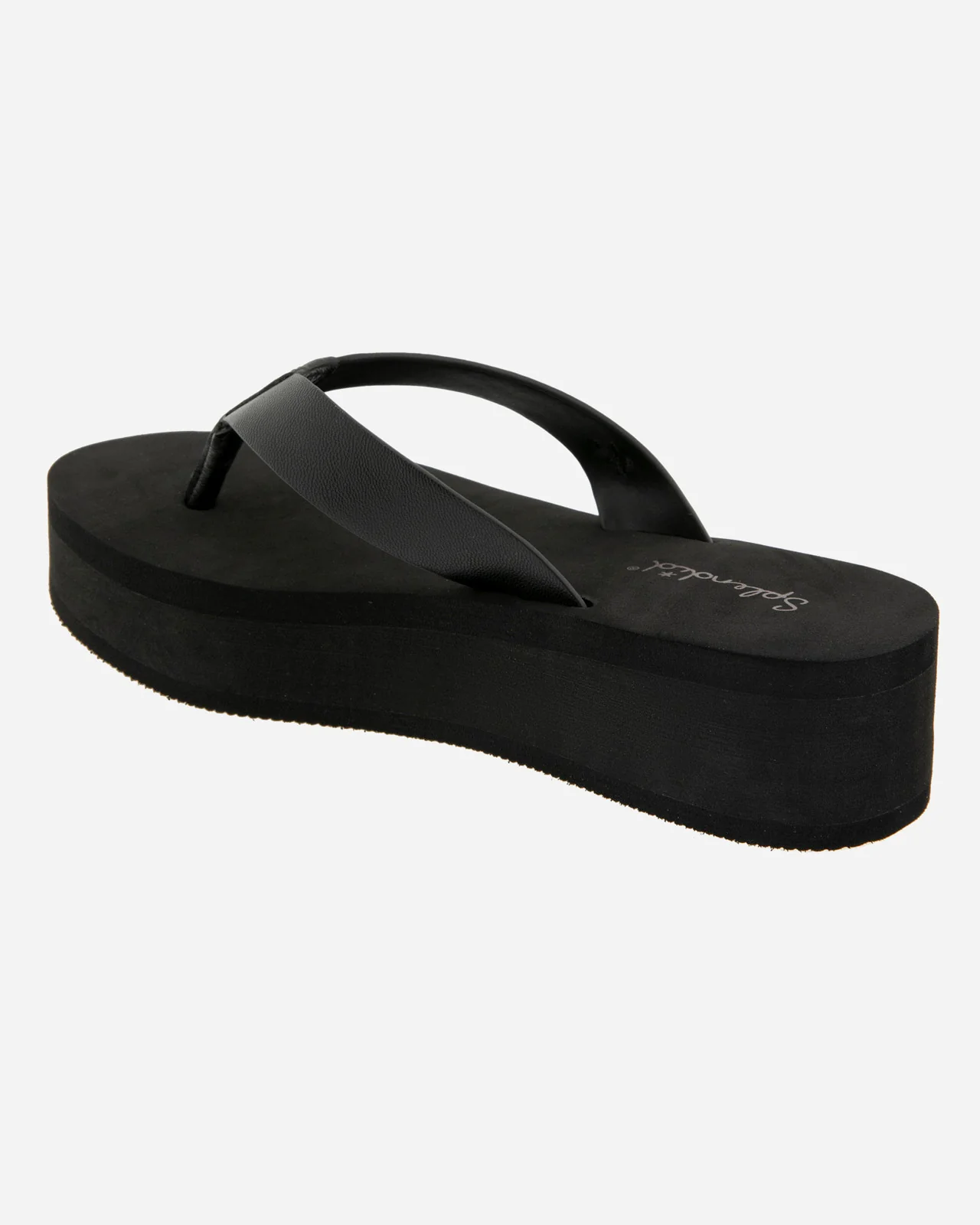 Quintana Platform Flip Flop in Black - Image 4
