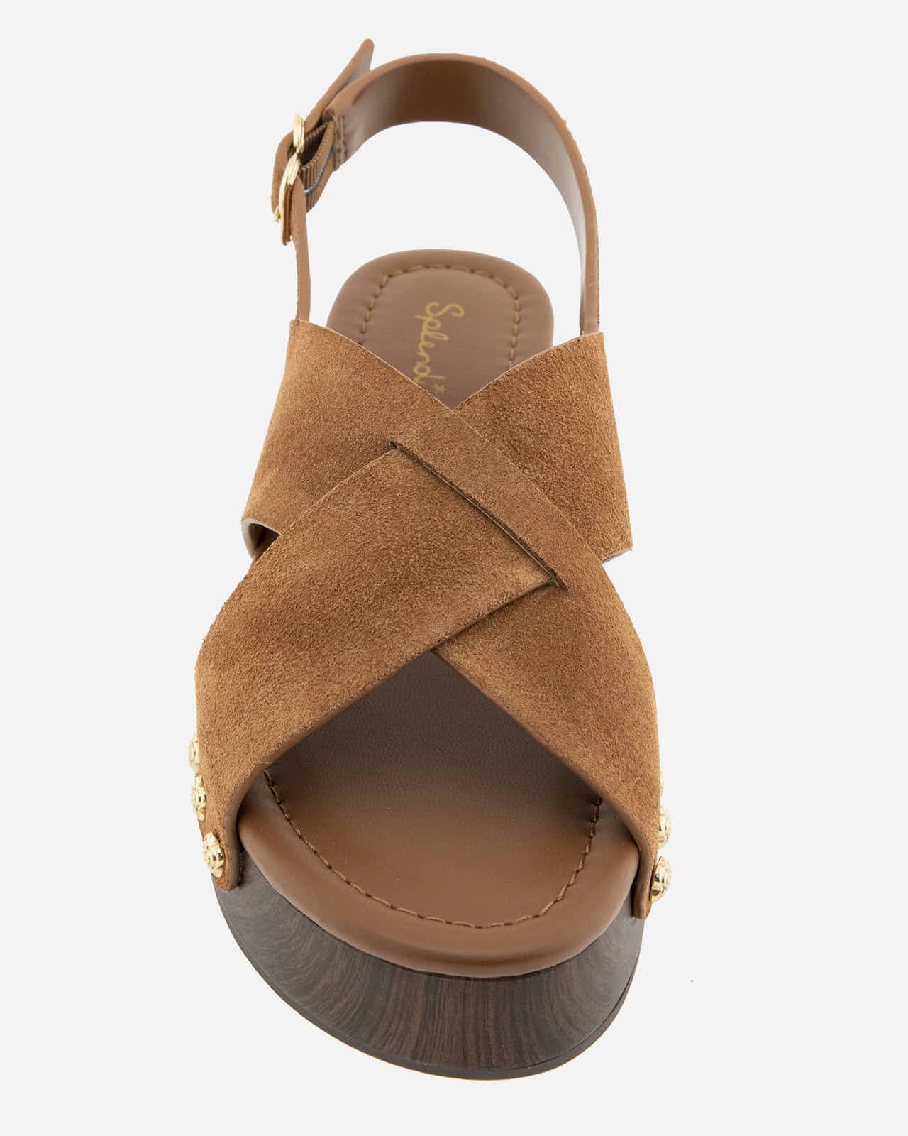 Quintana Suede Wedge in Caramel - Image 3