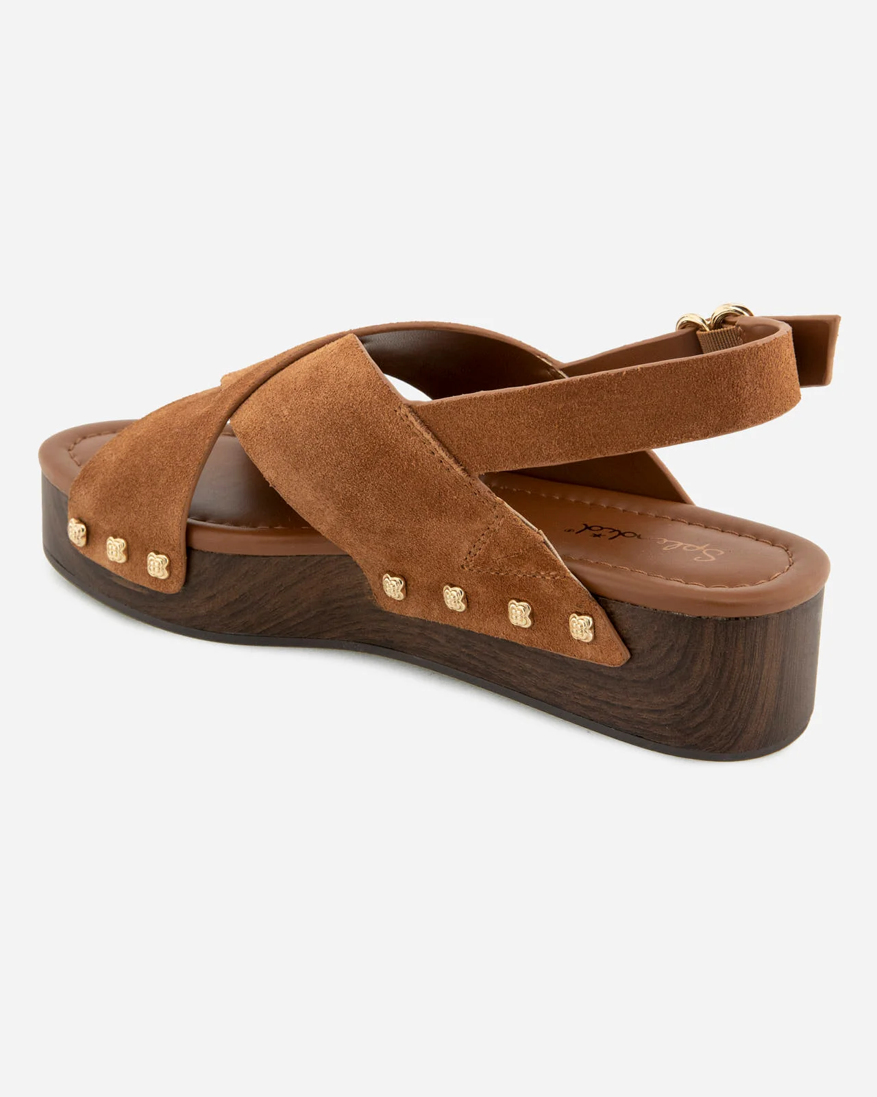 Quintana Suede Wedge in Caramel - Image 4