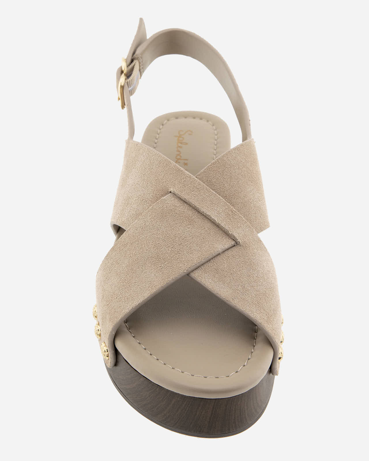 Quintana Suede Wedge in Moonstone - Image 3