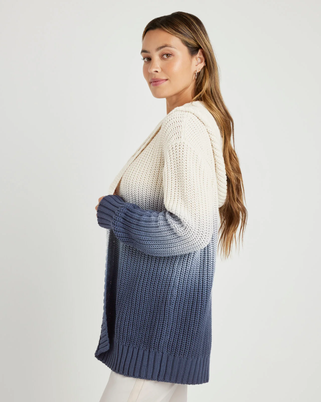 Raya Ombre Hooded Cardigan - Image 10