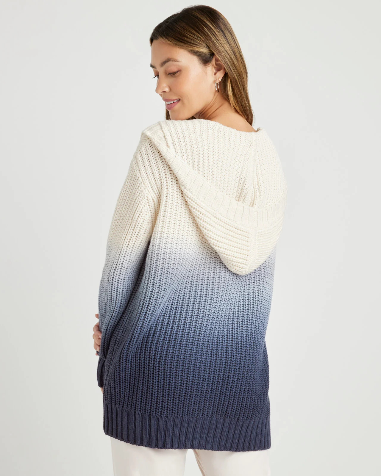 Raya Ombre Hooded Cardigan - Image 11