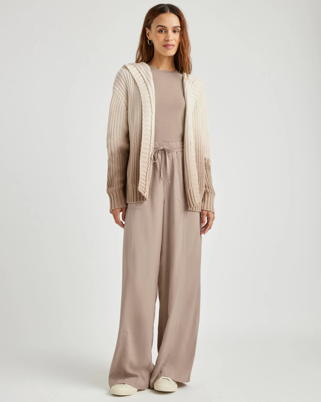 Raya Ombre Hooded Cardigan - Image 3