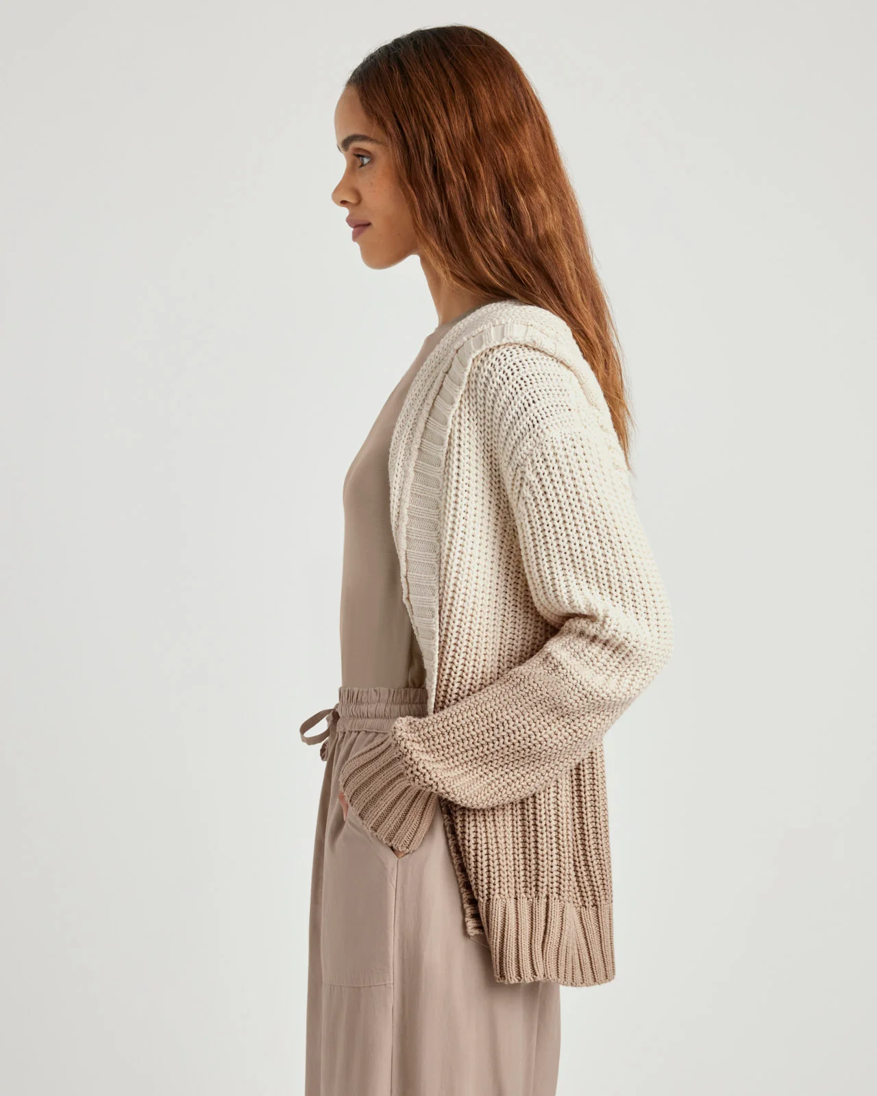 Raya Ombre Hooded Cardigan - Image 5