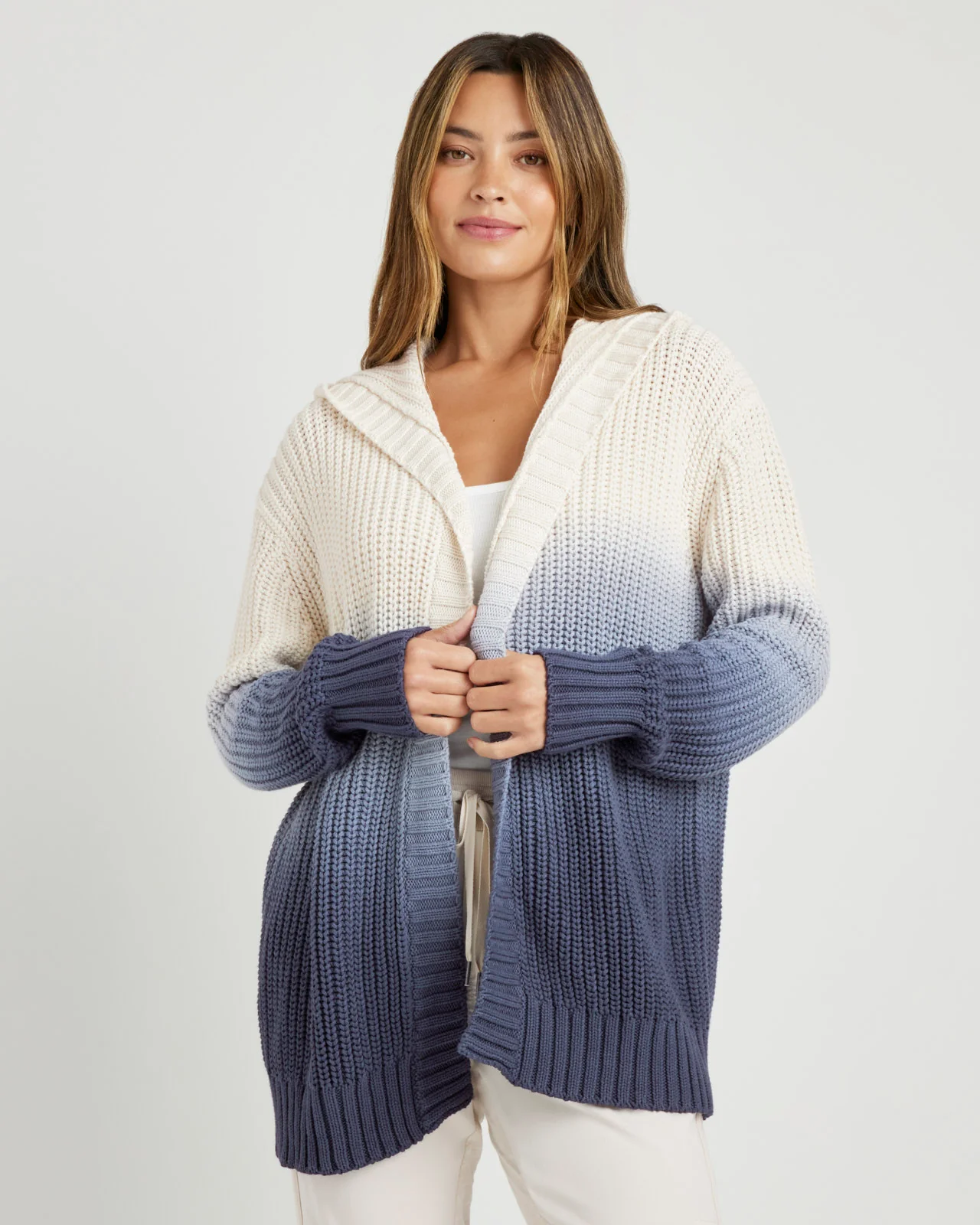 Raya Ombre Hooded Cardigan - Image 8