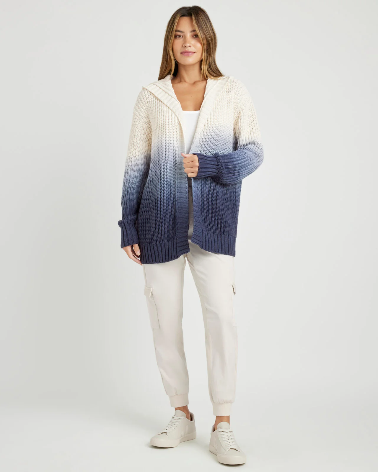 Raya Ombre Hooded Cardigan - Image 9