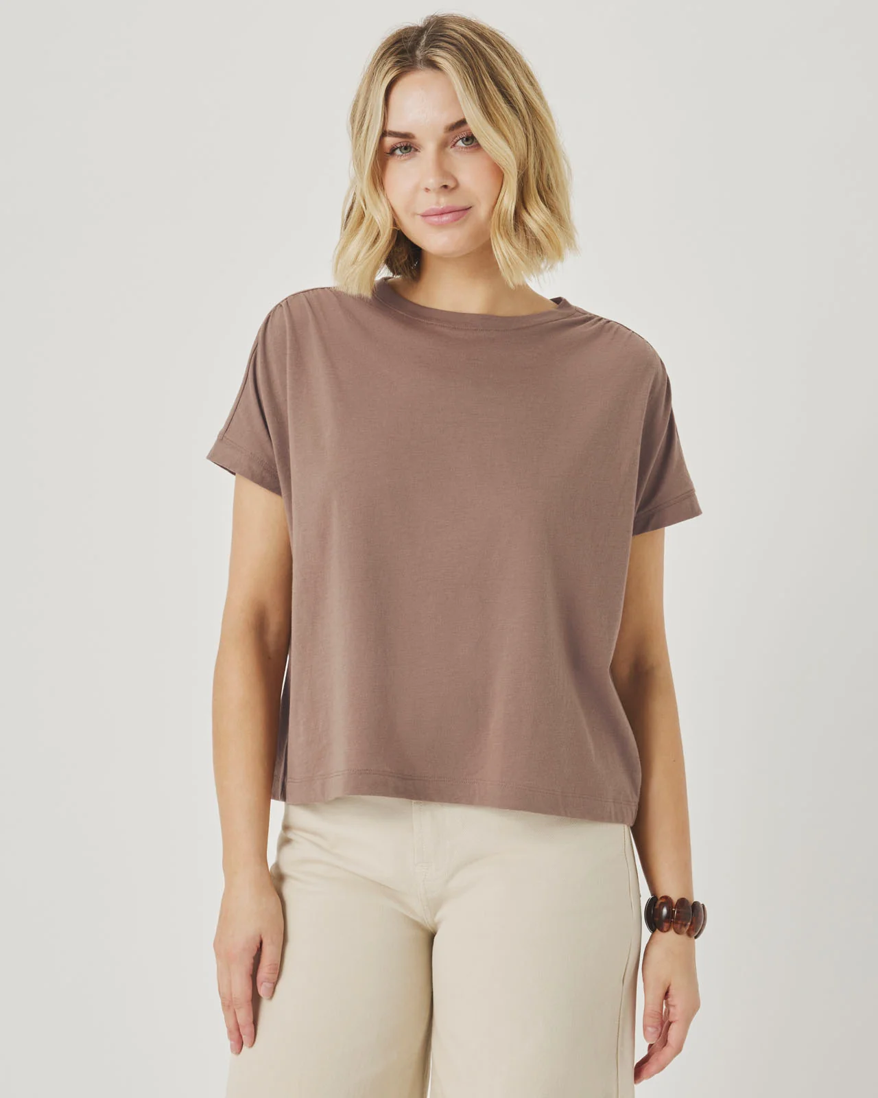 Rebecca Shirred Tee - Image 25
