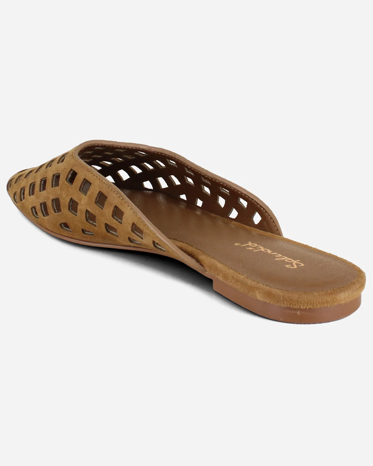 Remi Suede Mule in Caramel - Image 4
