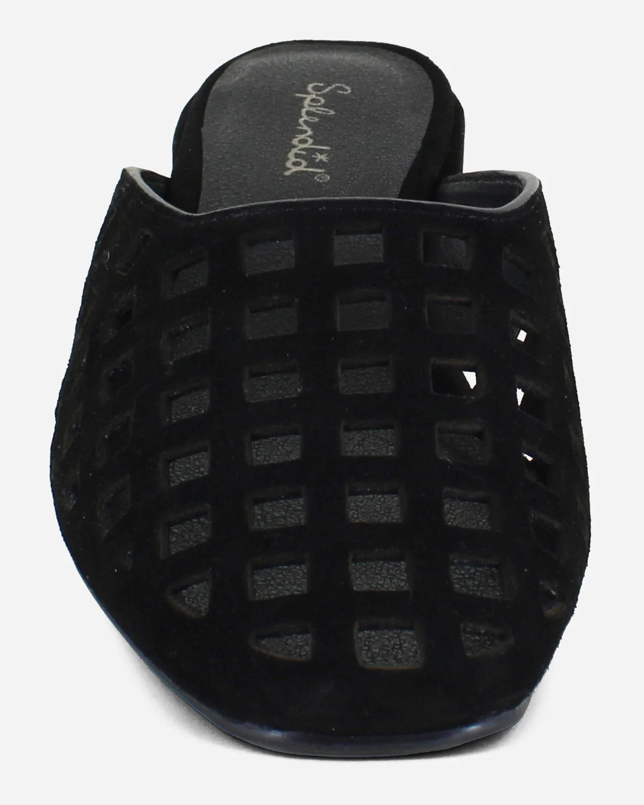 Ria Suede Mule in Black - Image 3