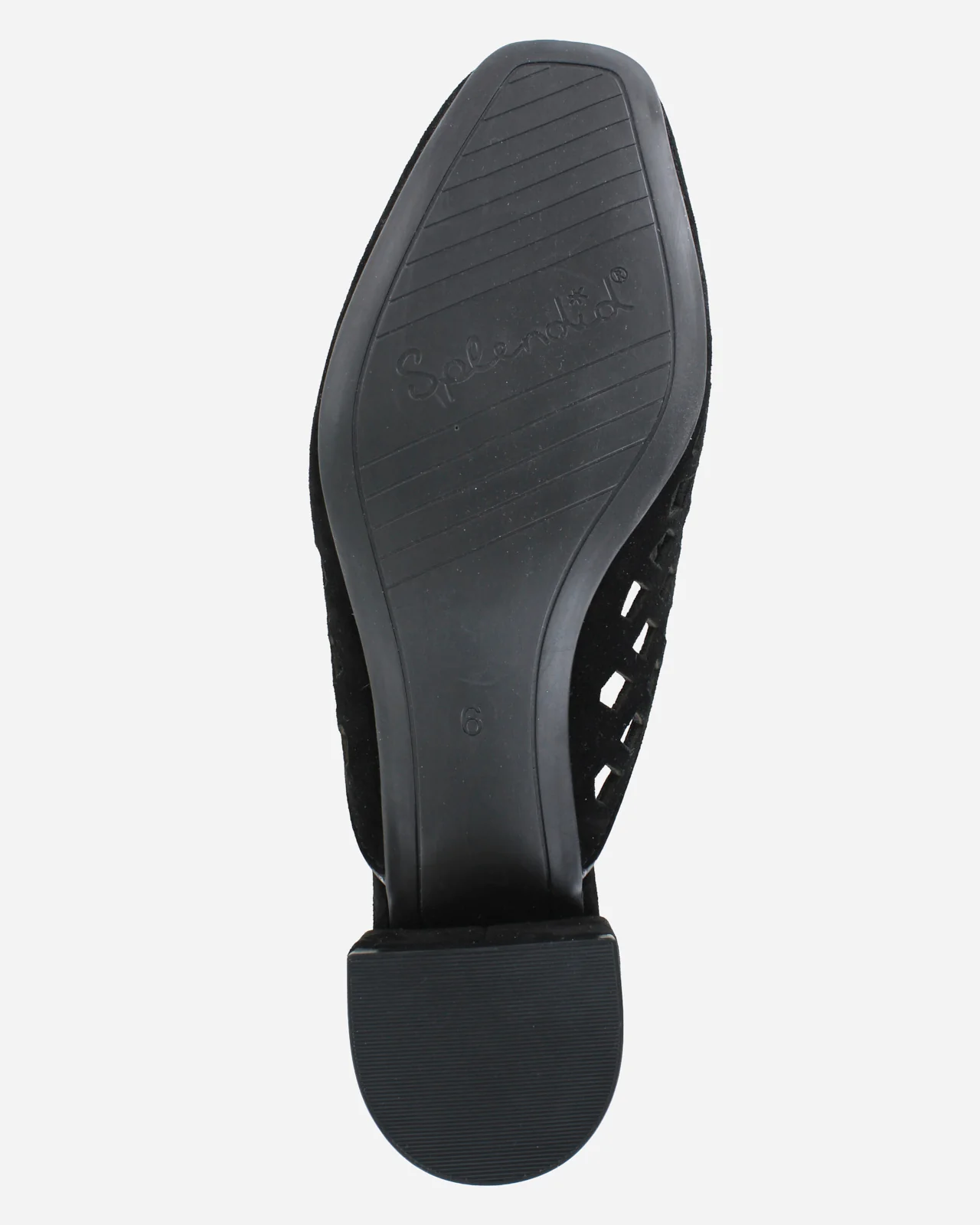 Ria Suede Mule in Black - Image 7