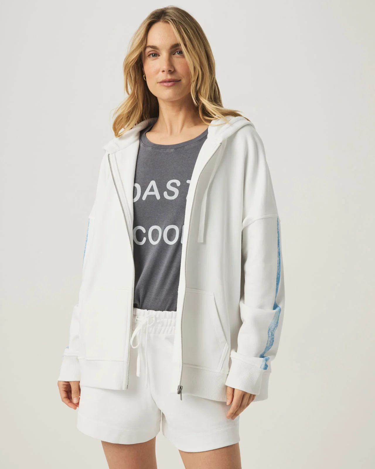 Ride the Wave Zip Up Hoodie - Image 2