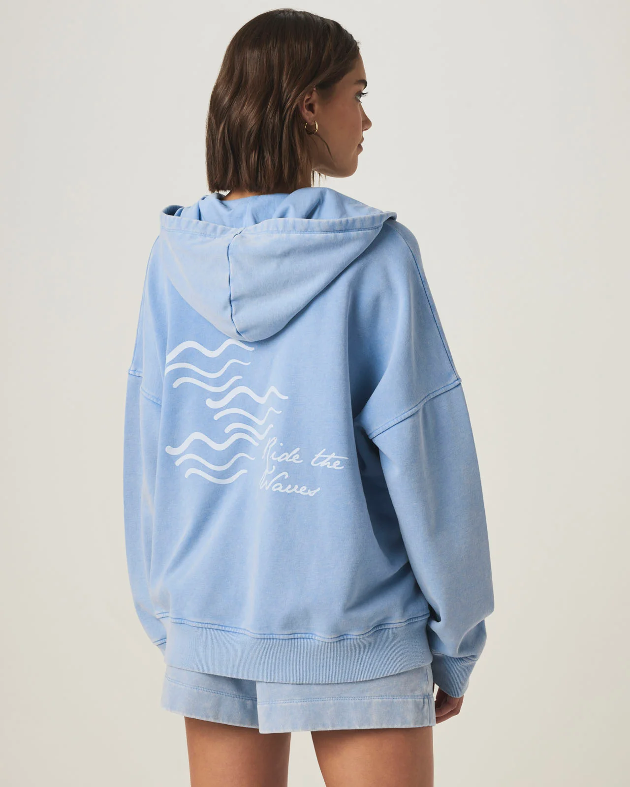 Ride the Wave Zip Up Hoodie - Image 9