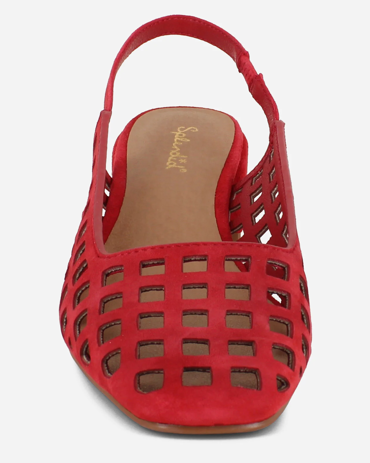 Roxanne Suede Mule in Red - Image 3