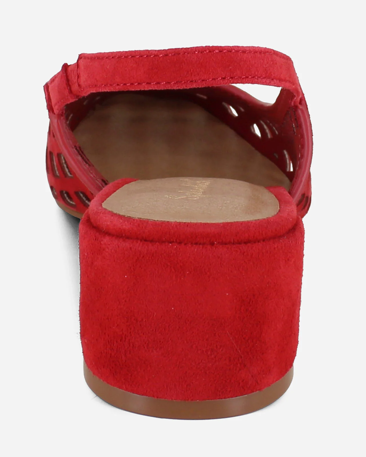 Roxanne Suede Mule in Red - Image 6