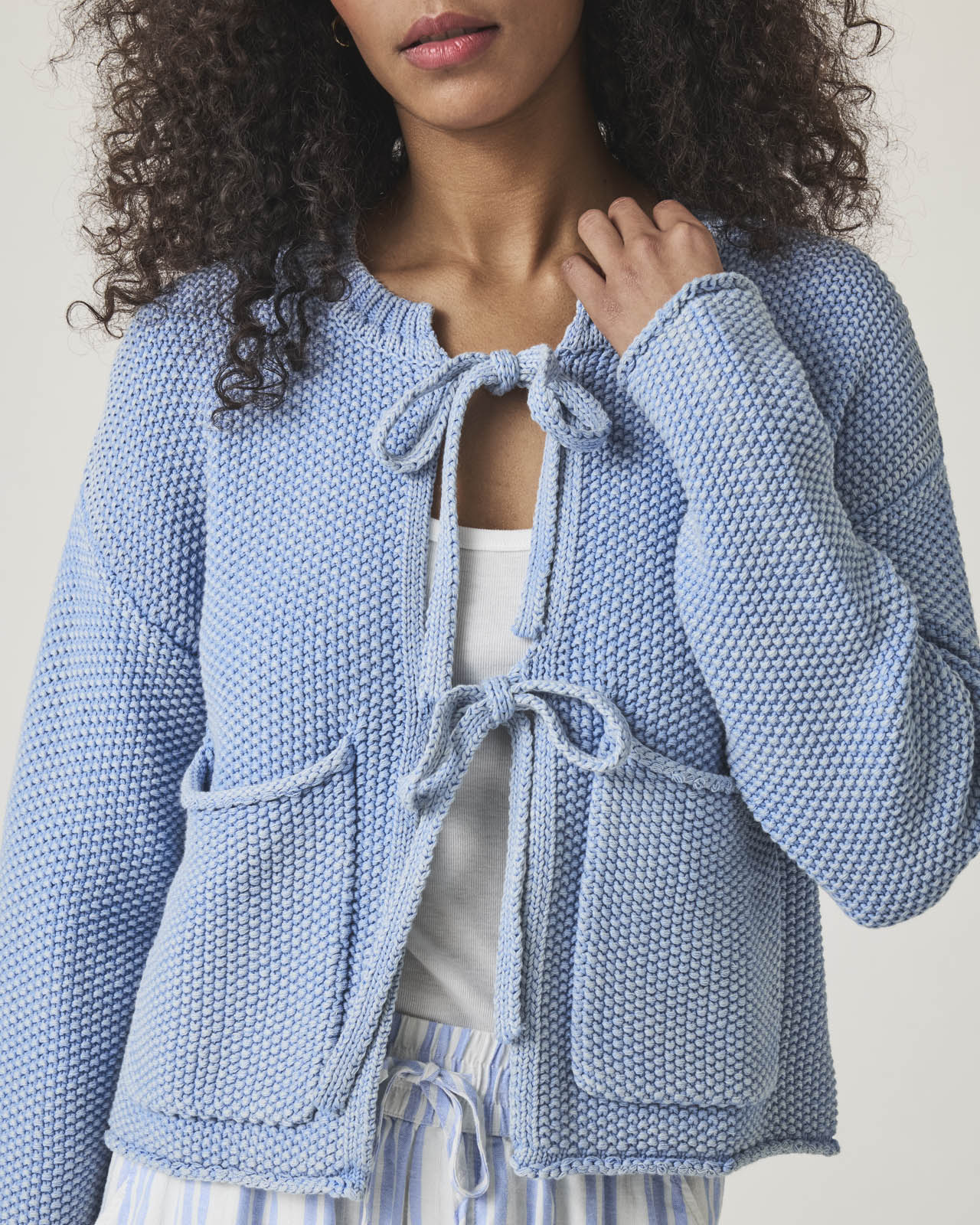Roxie Tie-Front Sweater - Image 8