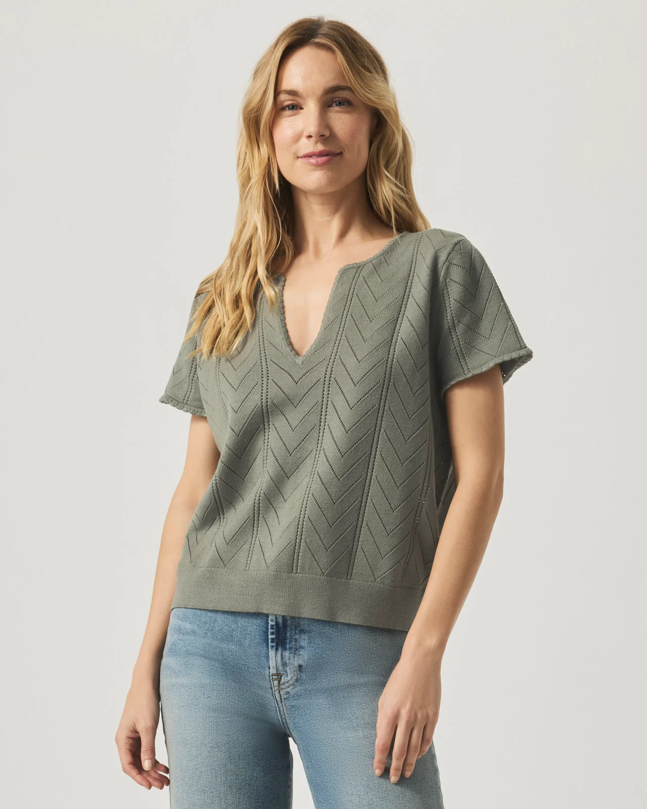 Sabrina Pointelle Sweater - Image 10