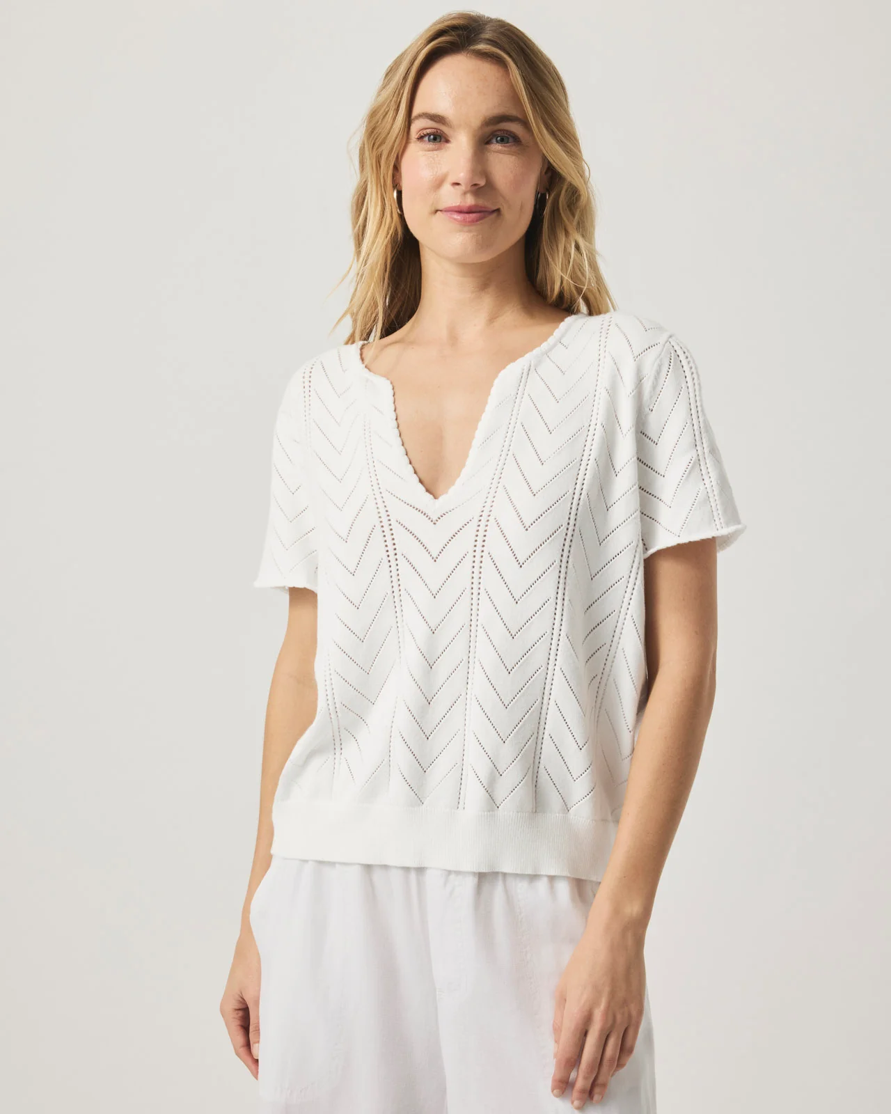 Sabrina Pointelle Sweater - Image 11