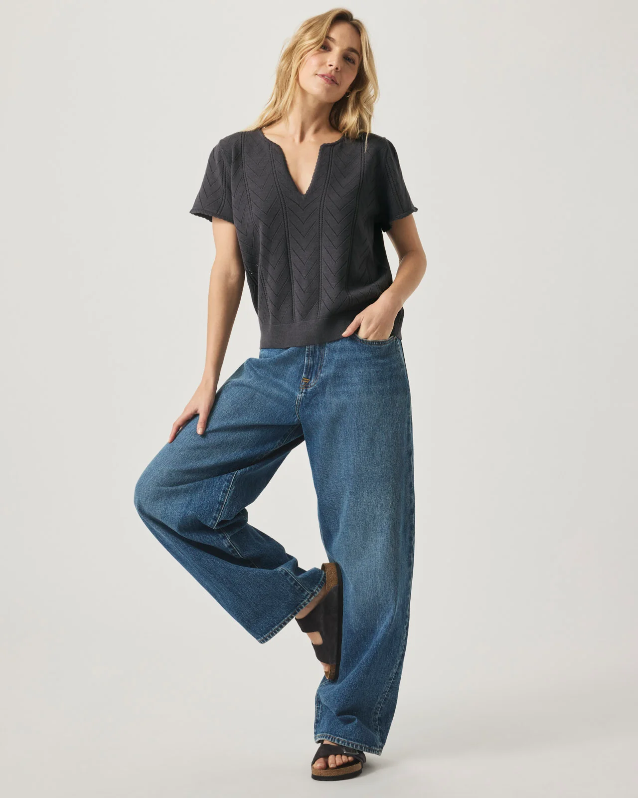 Sabrina Pointelle Sweater - Image 12