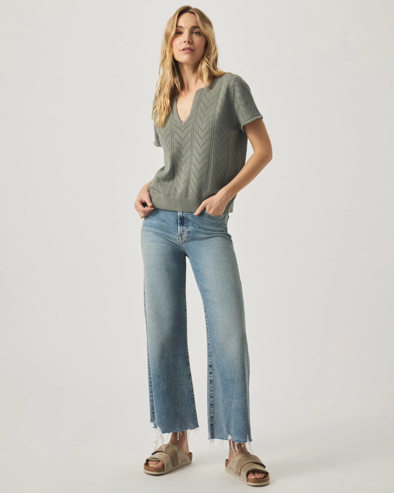 Sabrina Pointelle Sweater - Image 17