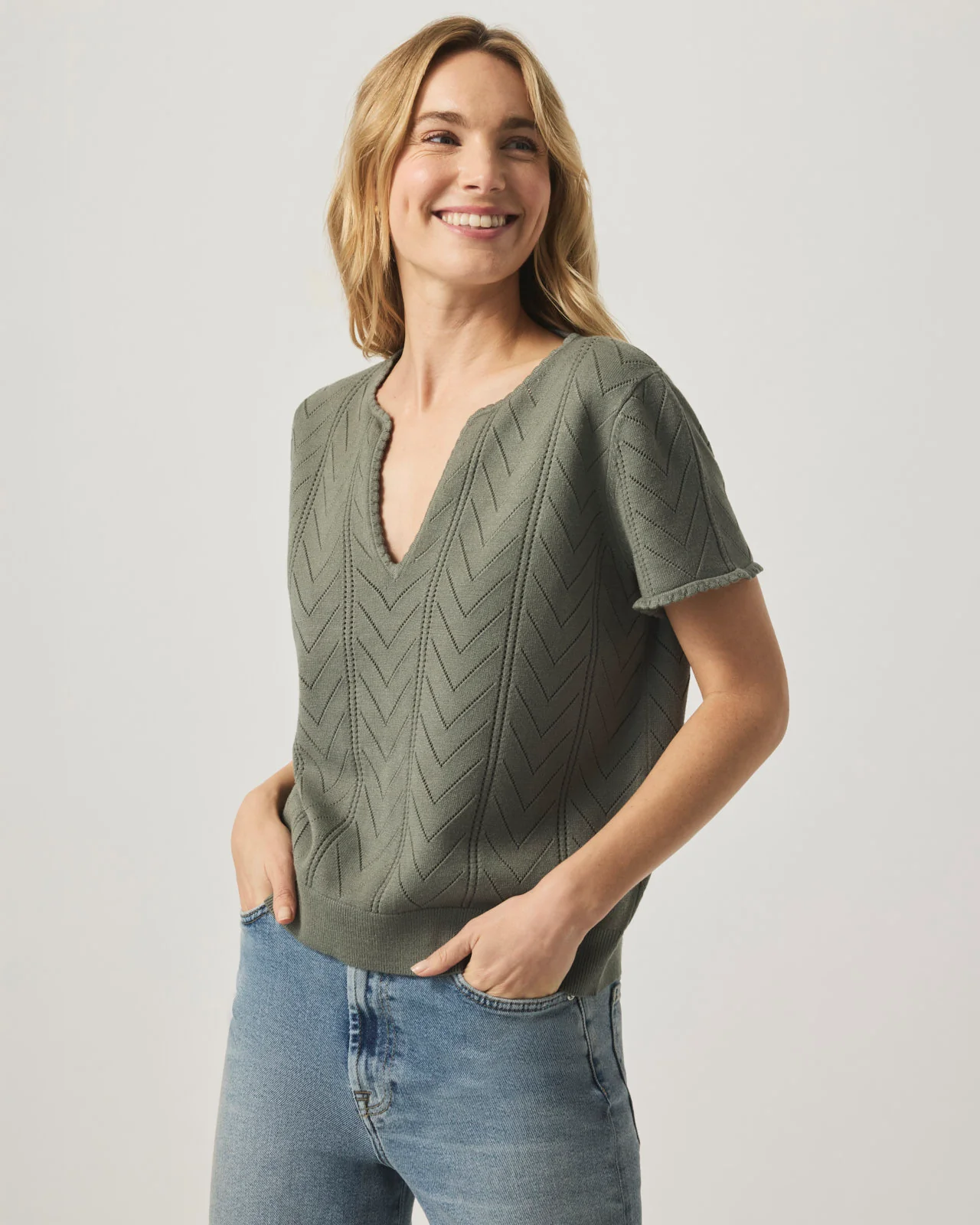Sabrina Pointelle Sweater - Image 18