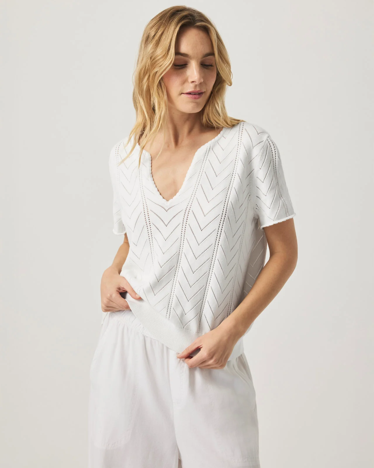 Sabrina Pointelle Sweater - Image 22