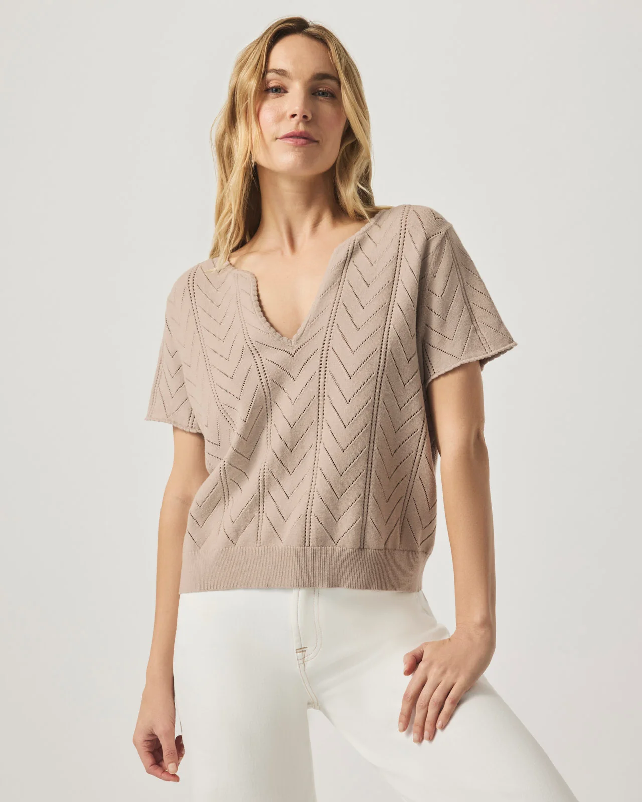 Sabrina Pointelle Sweater - Image 3