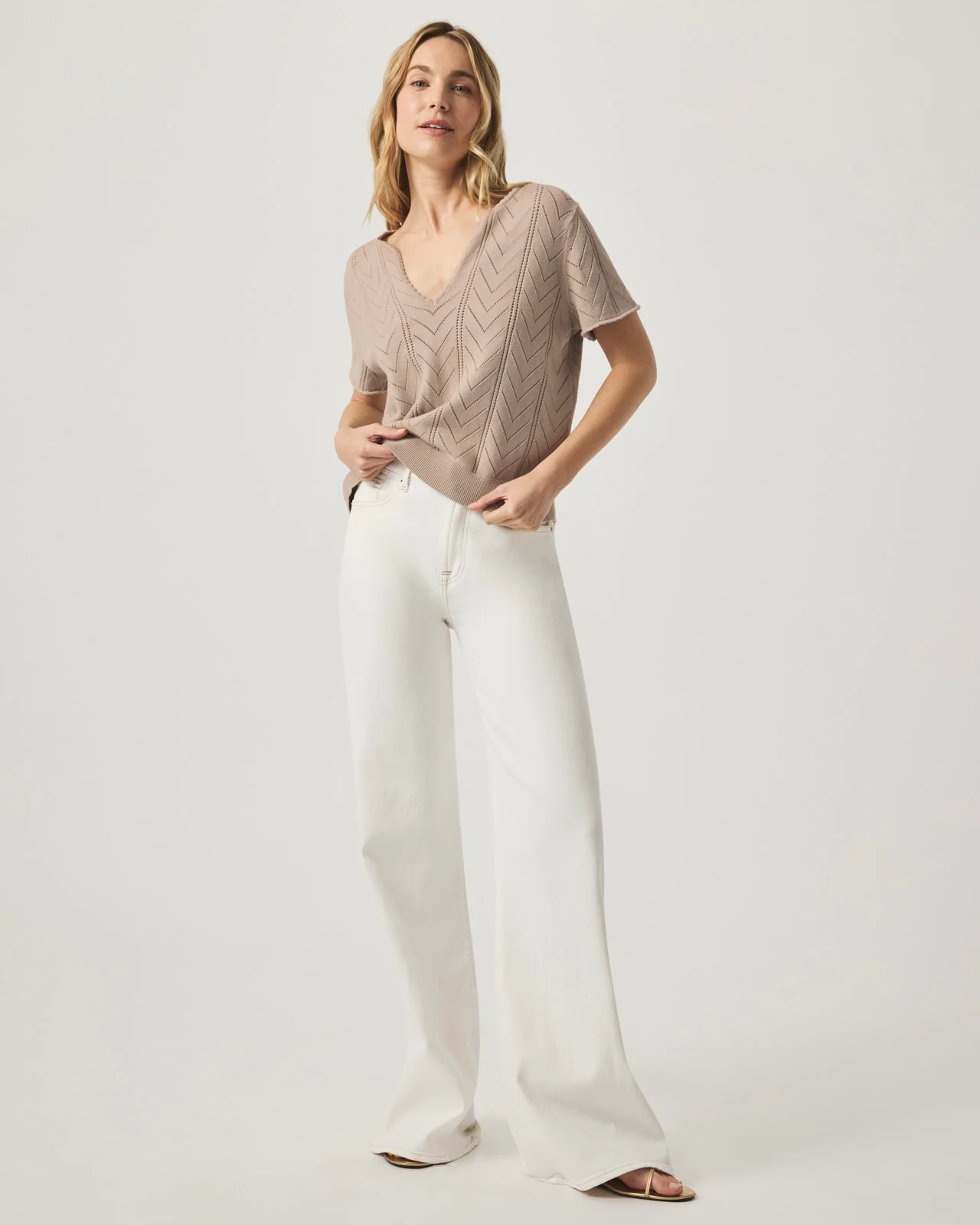 Sabrina Pointelle Sweater - Image 5
