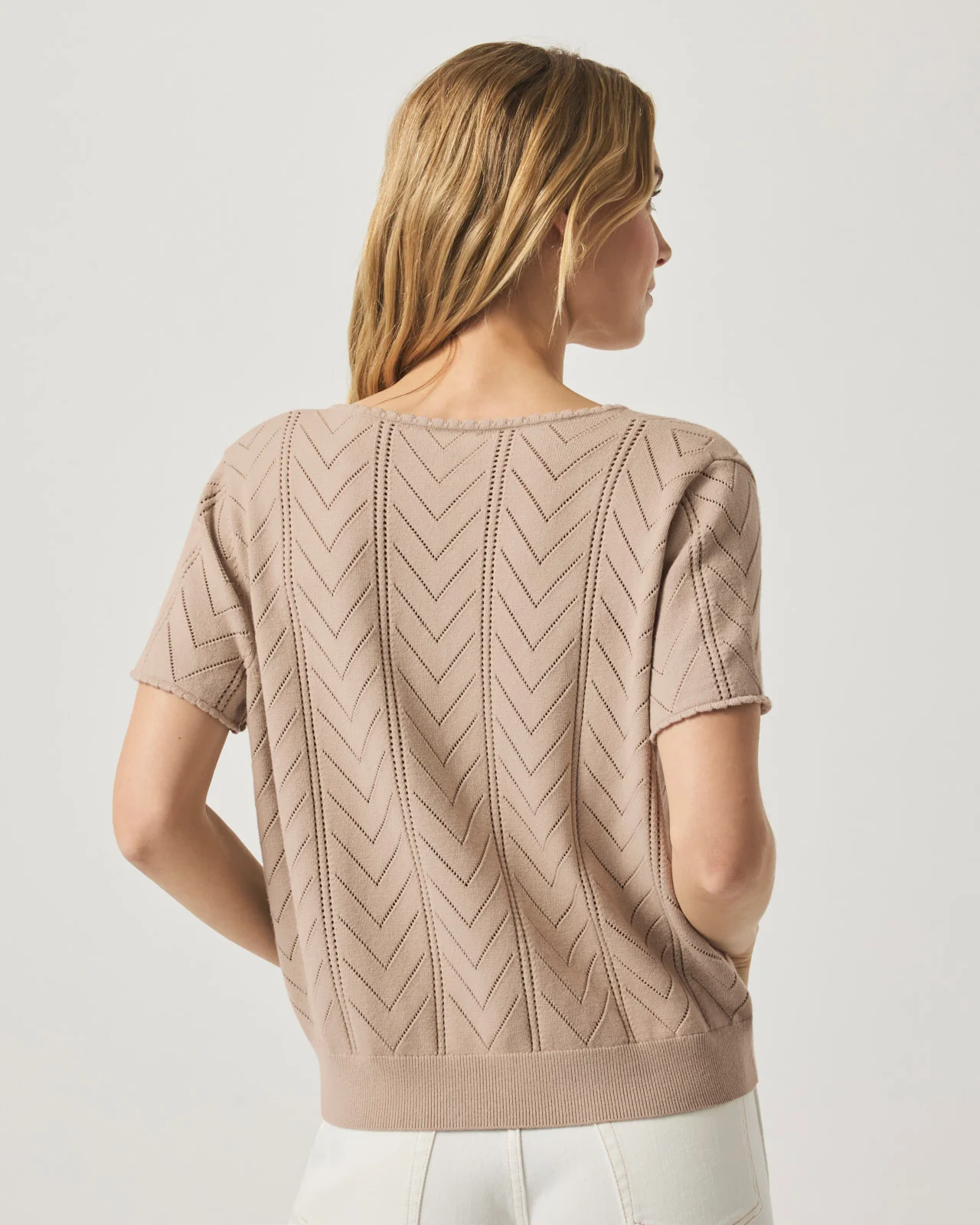 Sabrina Pointelle Sweater - Image 8