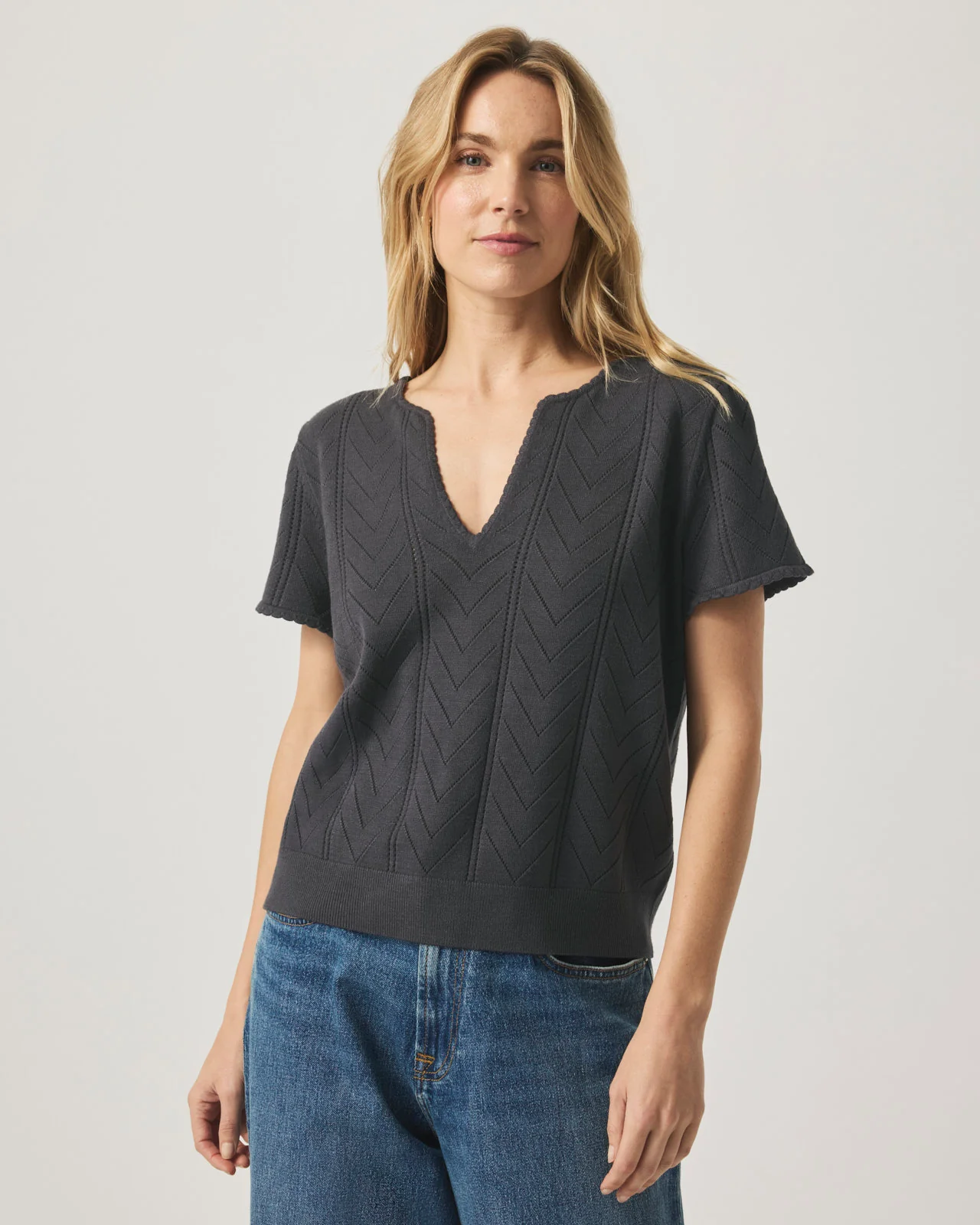 Sabrina Pointelle Sweater - Image 9