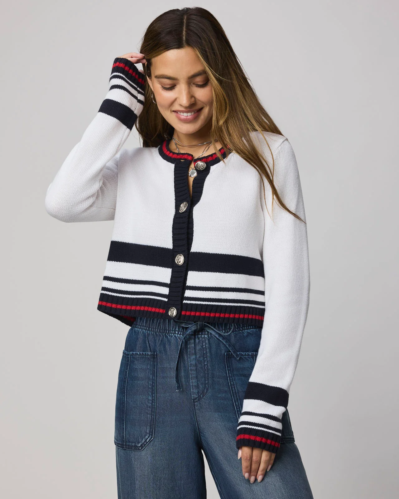 Sailor Stripe Cardigan