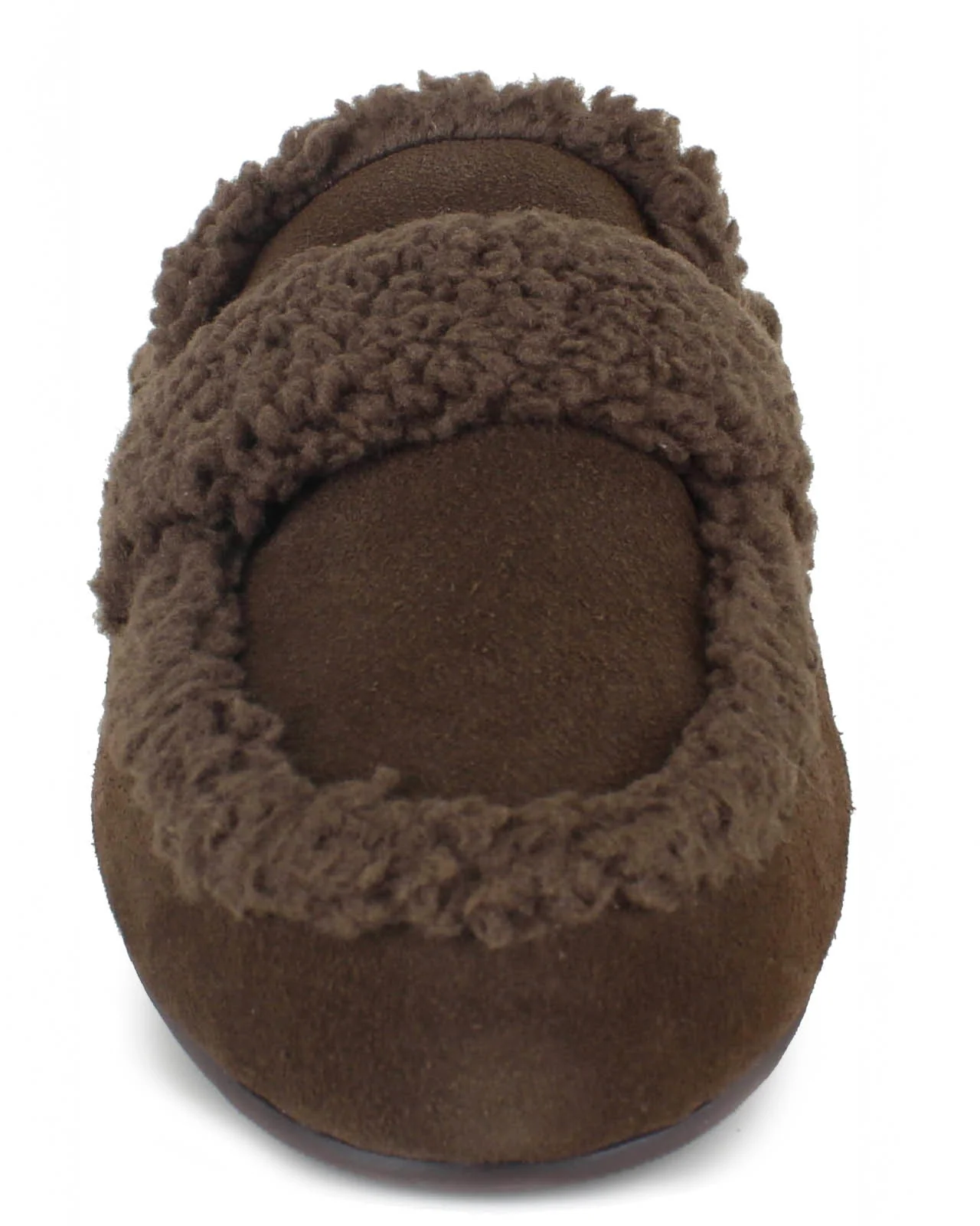 Sandra Sherpa Trim Slipper in Spice - Image 3
