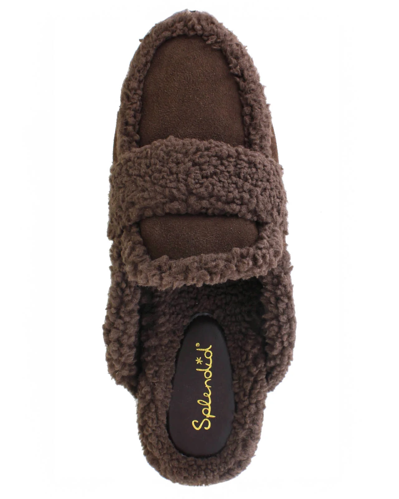 Sandra Sherpa Trim Slipper in Spice - Image 5