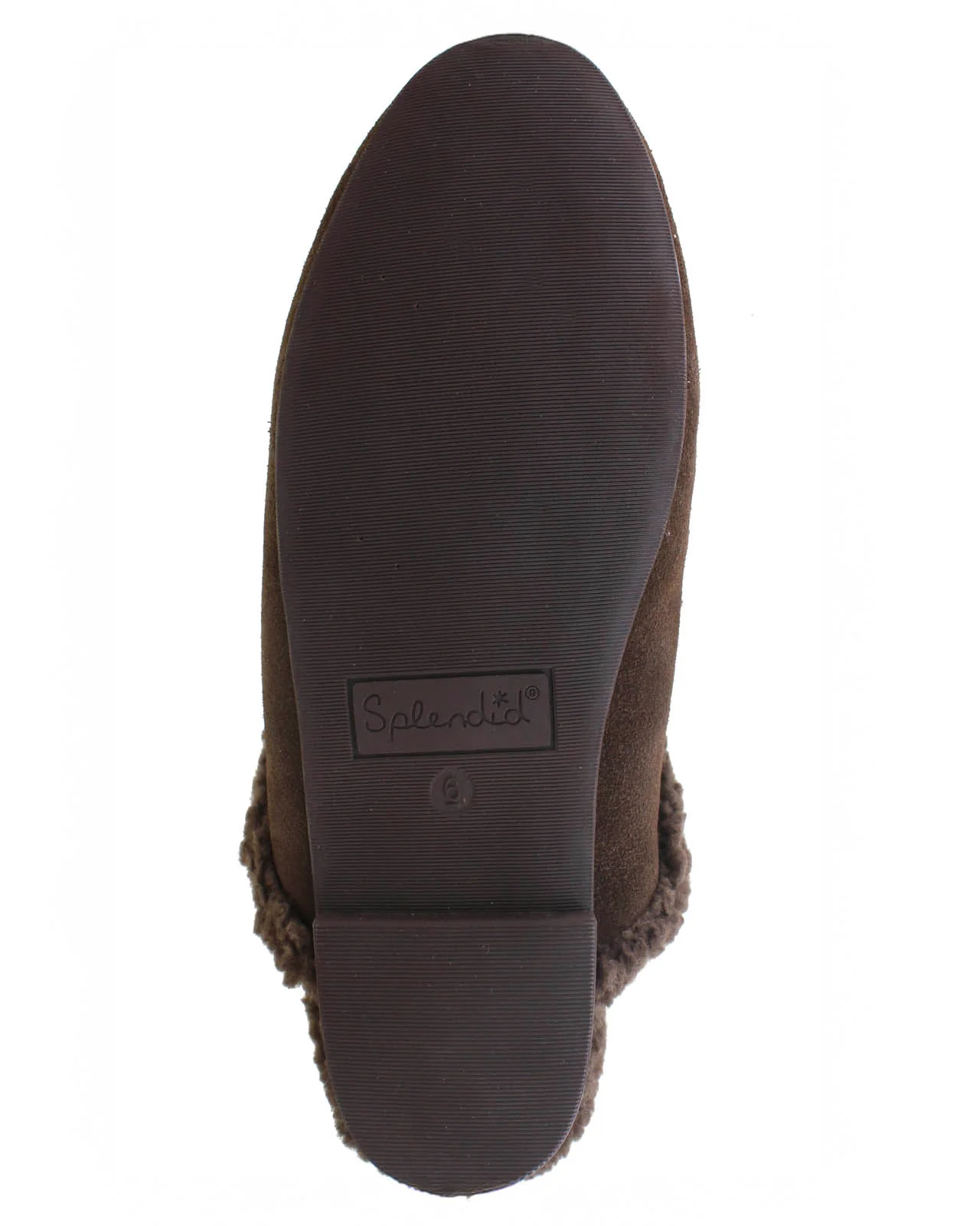 Sandra Sherpa Trim Slipper in Spice - Image 7