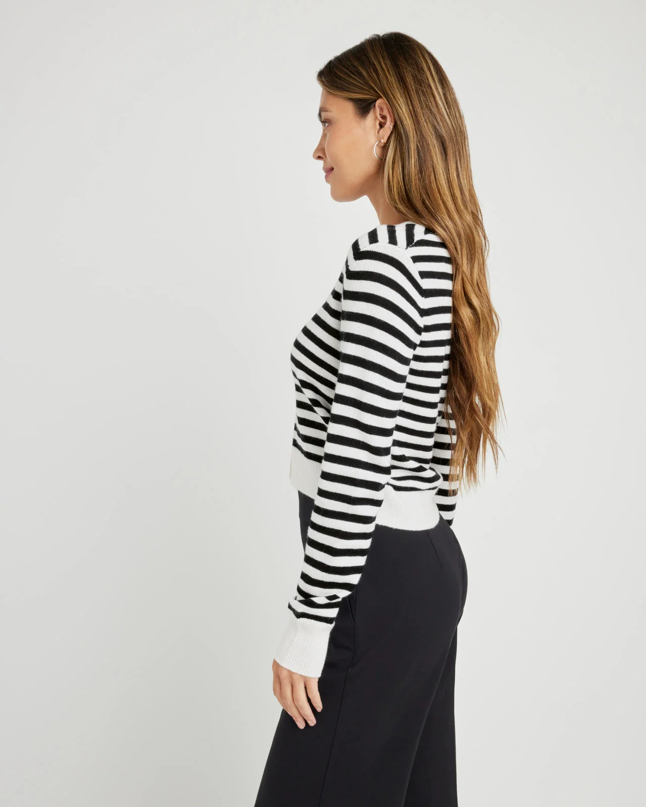 Santina Stripe Cardigan - Image 3