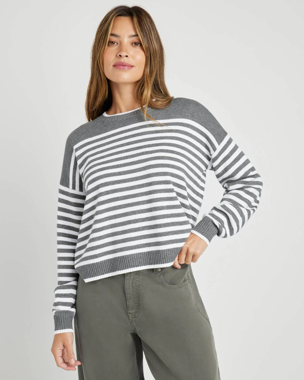 Santina Stripe Sweater - Image 2