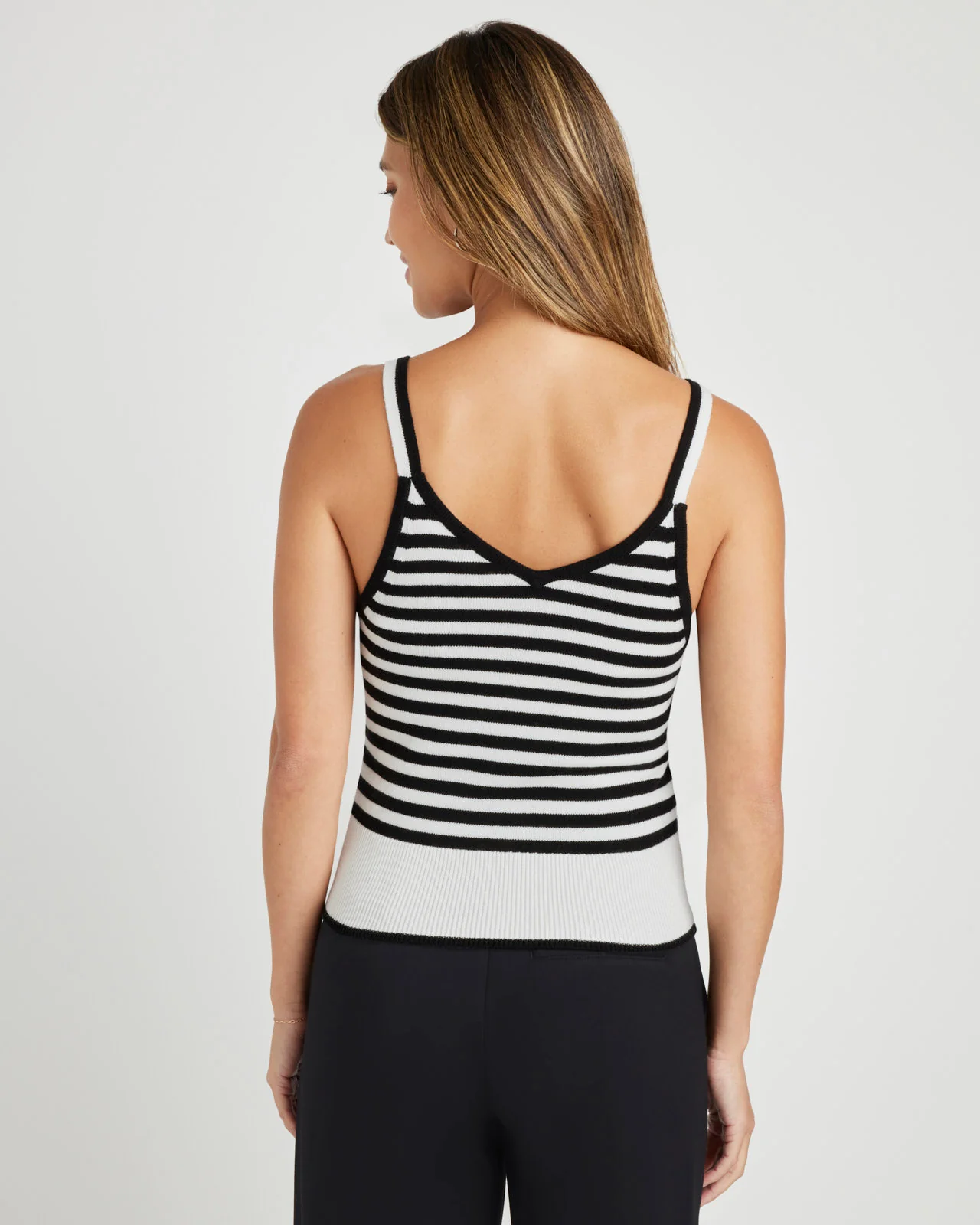 Santina Stripe Sweater Tank - Image 5