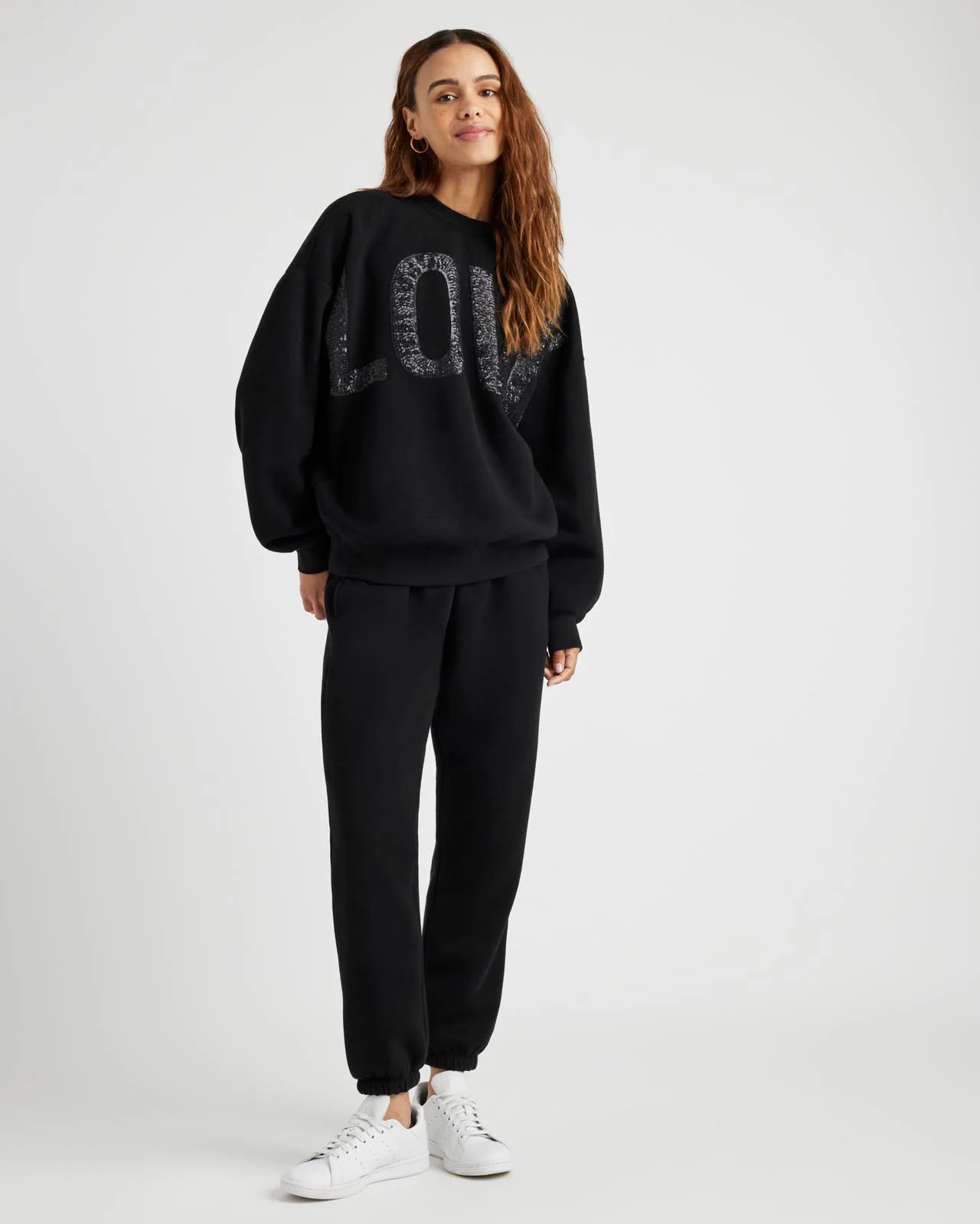 Sequin Fleece Sweatshirt - Image 2