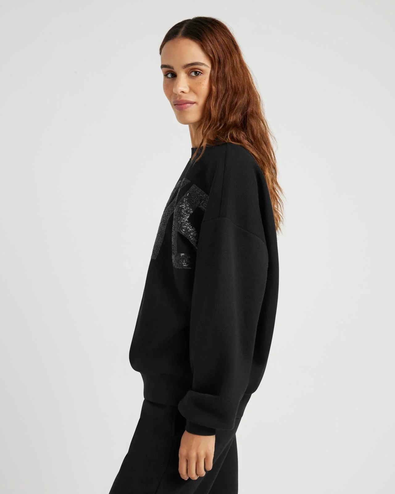 Sequin Fleece Sweatshirt - Image 3
